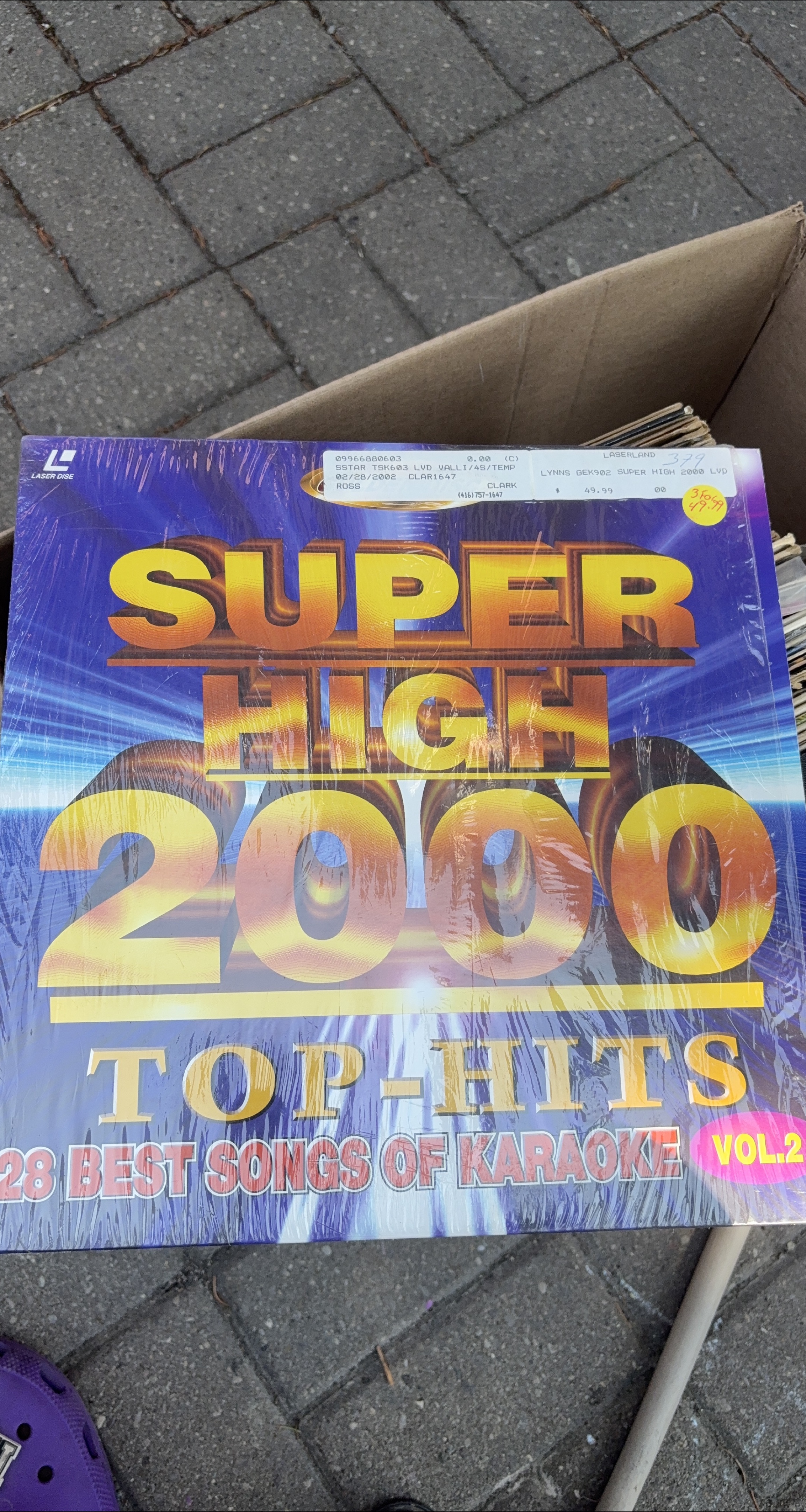 Super High 2000 Top Hits Karaoke Vol.2 Laser Disc thumbnail