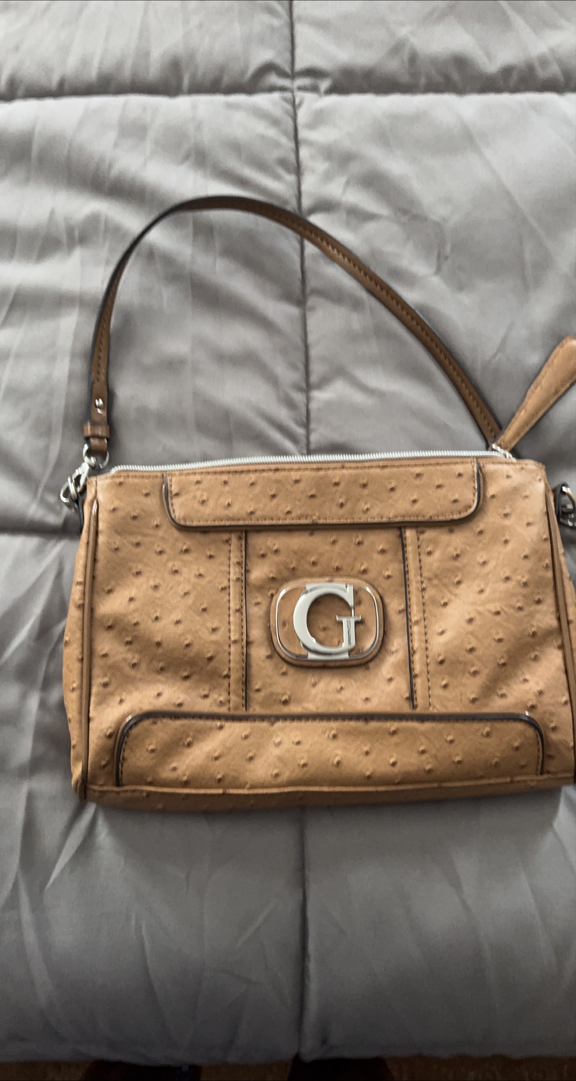 Guess Brown Shoulder Bag thumbnail