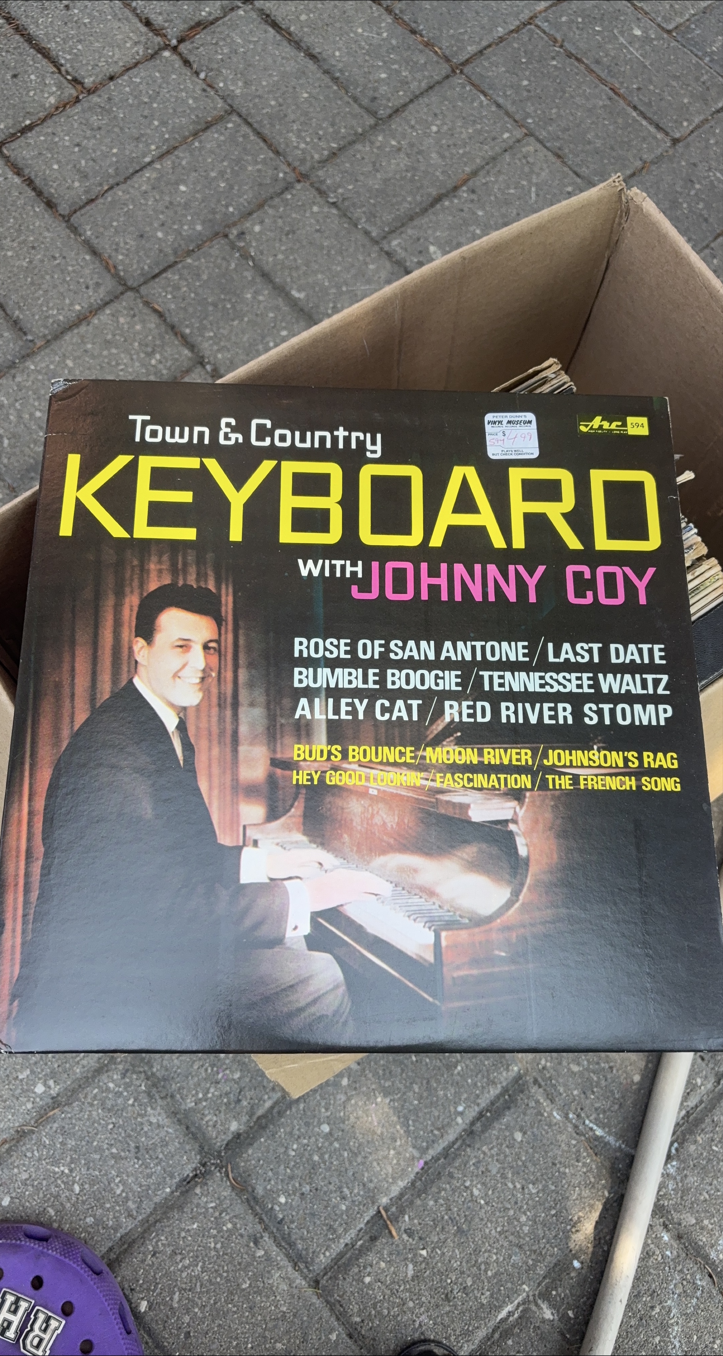 Town & Country Keyboard with Johnny Coy Vinyl Record thumbnail