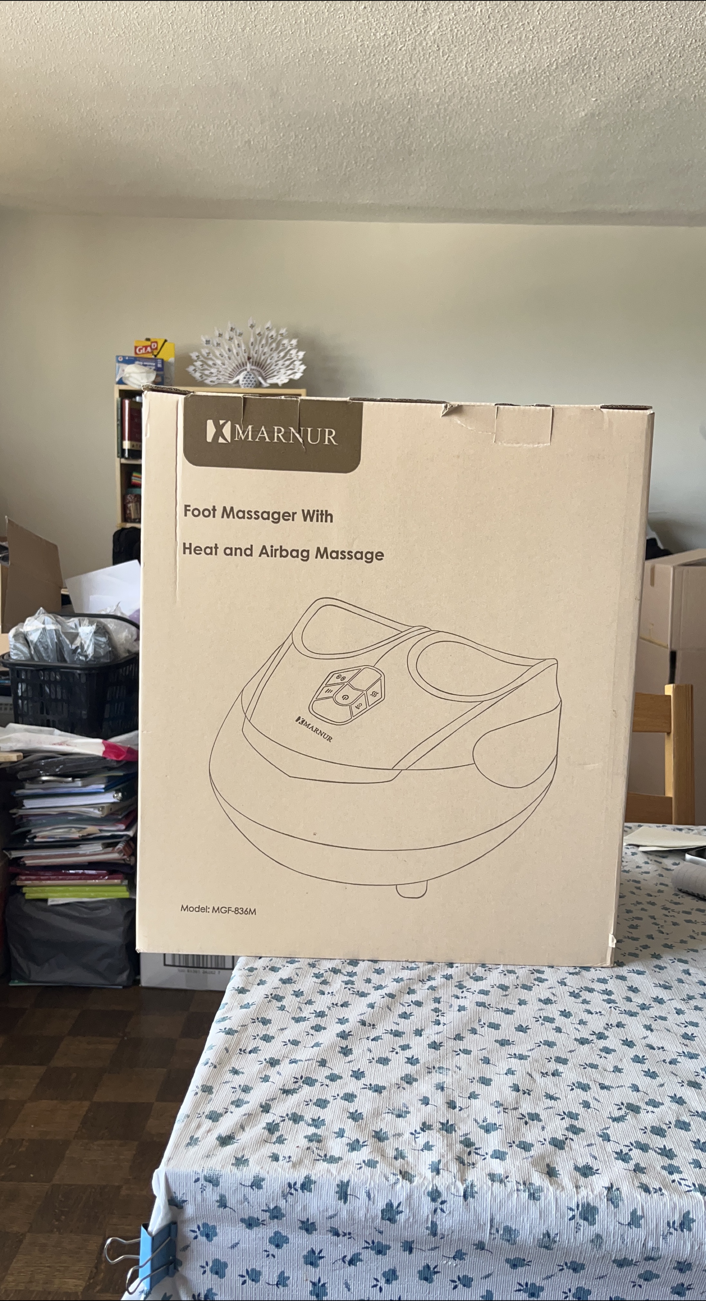 Marnur Foot Massager with Heat & Airbag Massage thumbnail