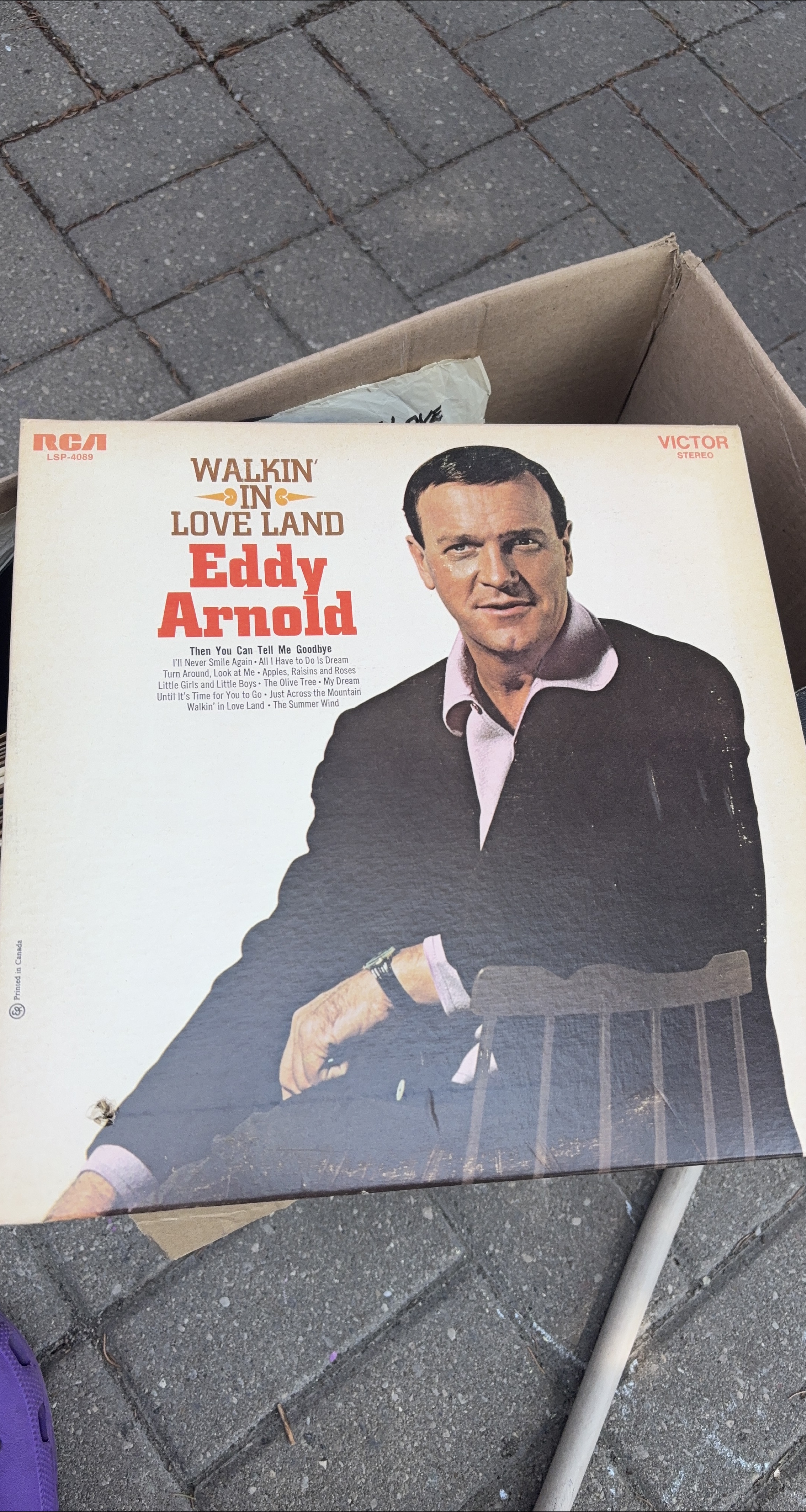 Eddy Arnold - Walkin' In Love Land Vinyl Record thumbnail