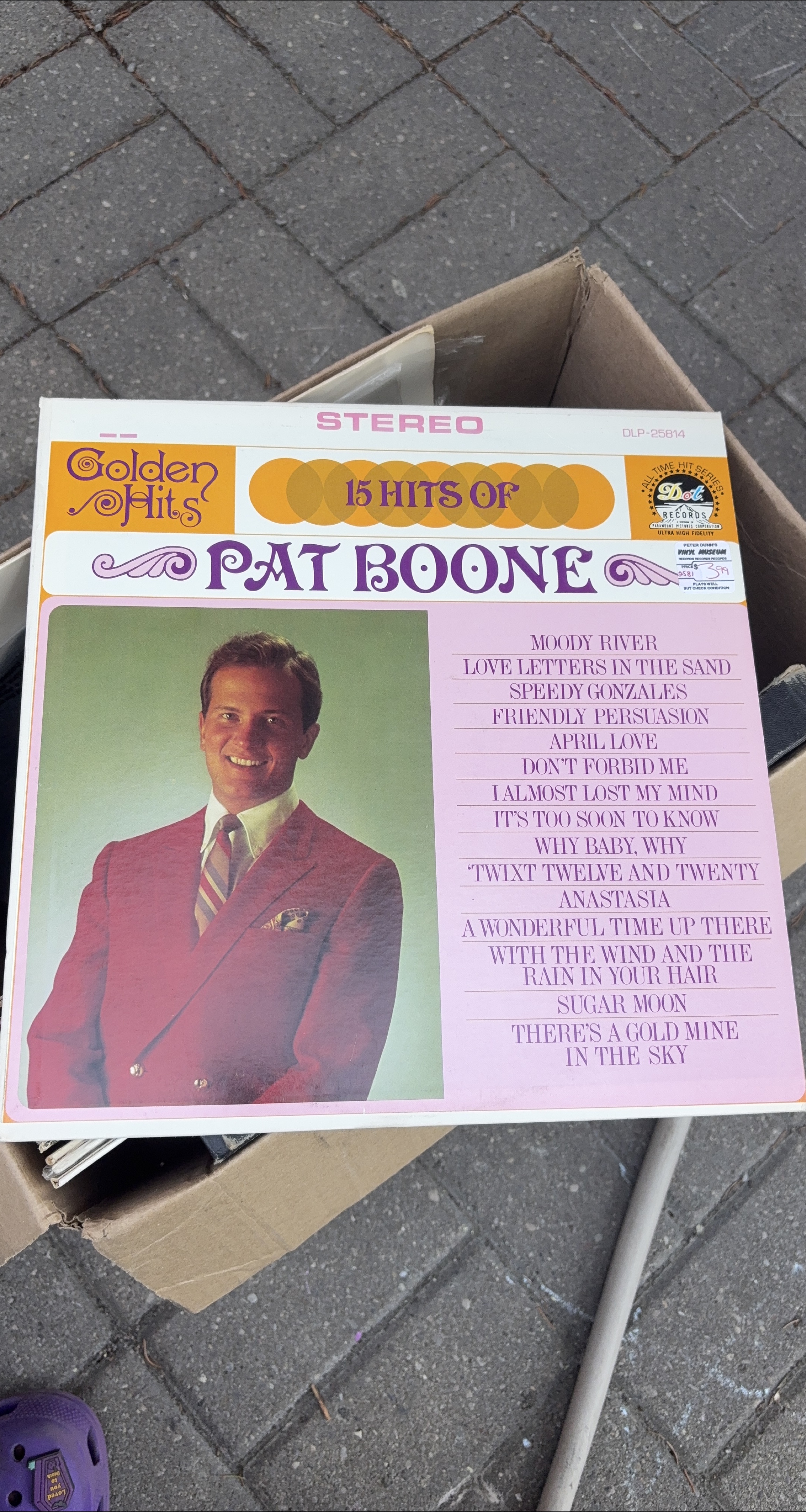 Pat Boone - Golden Hits Vinyl Record thumbnail