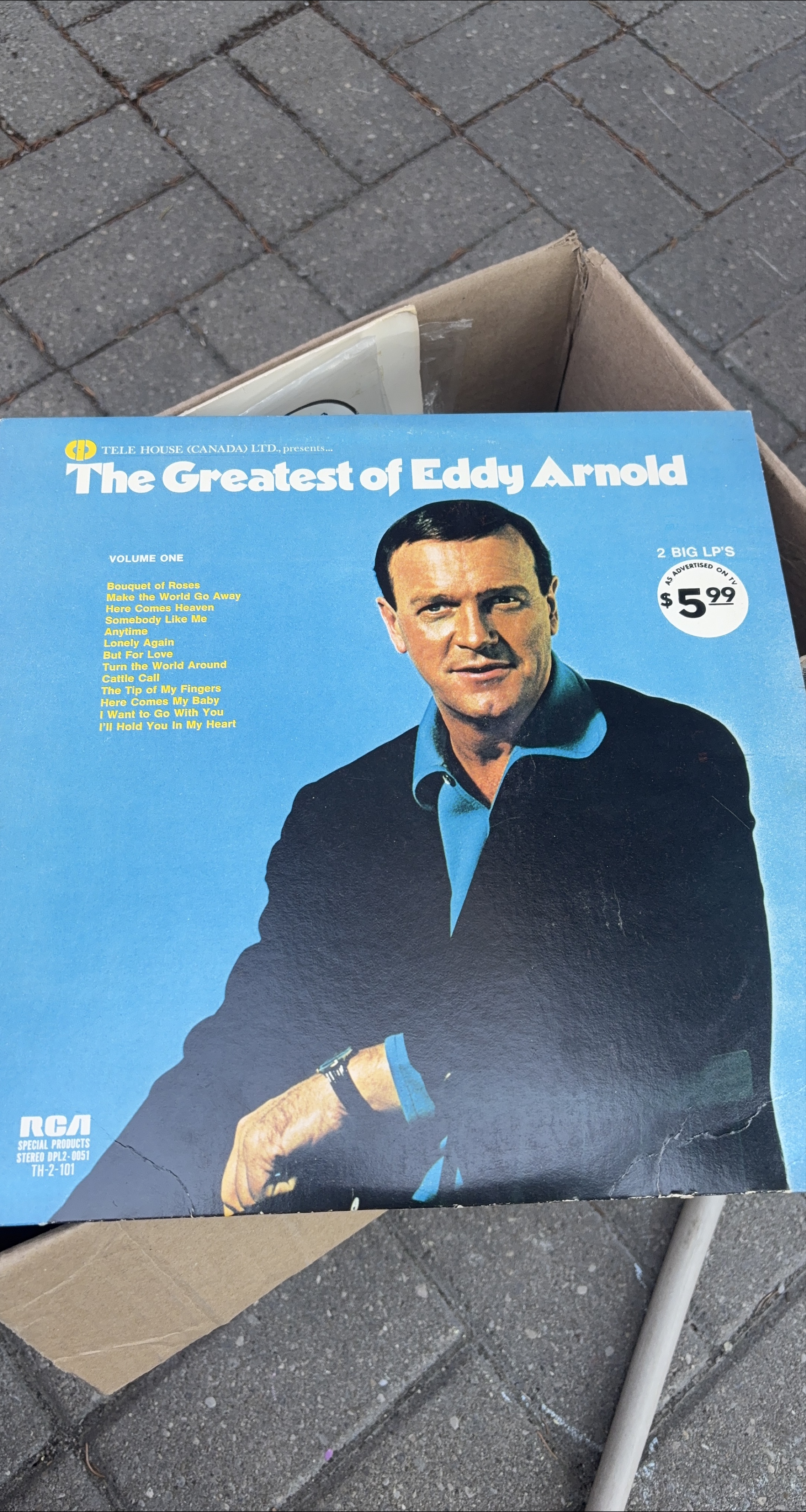 The Greatest of Eddy Arnold Vinyl Record thumbnail