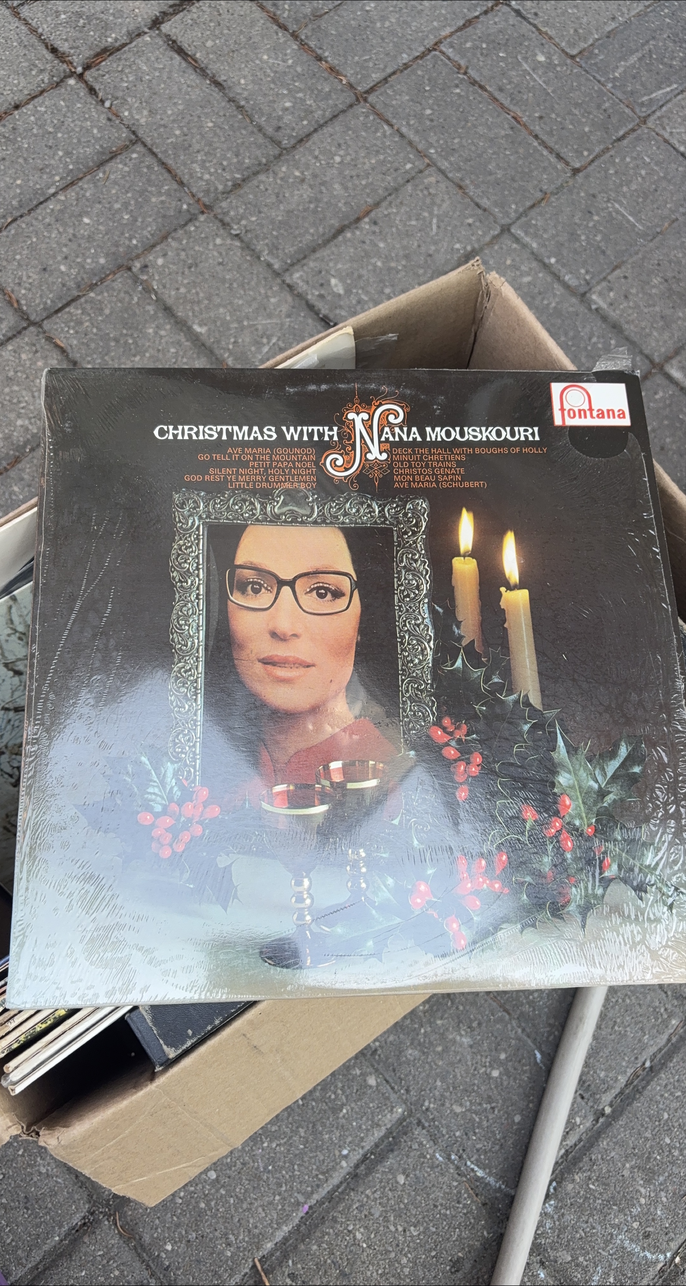 Christmas with Nana Mouskouri Vinyl Record thumbnail