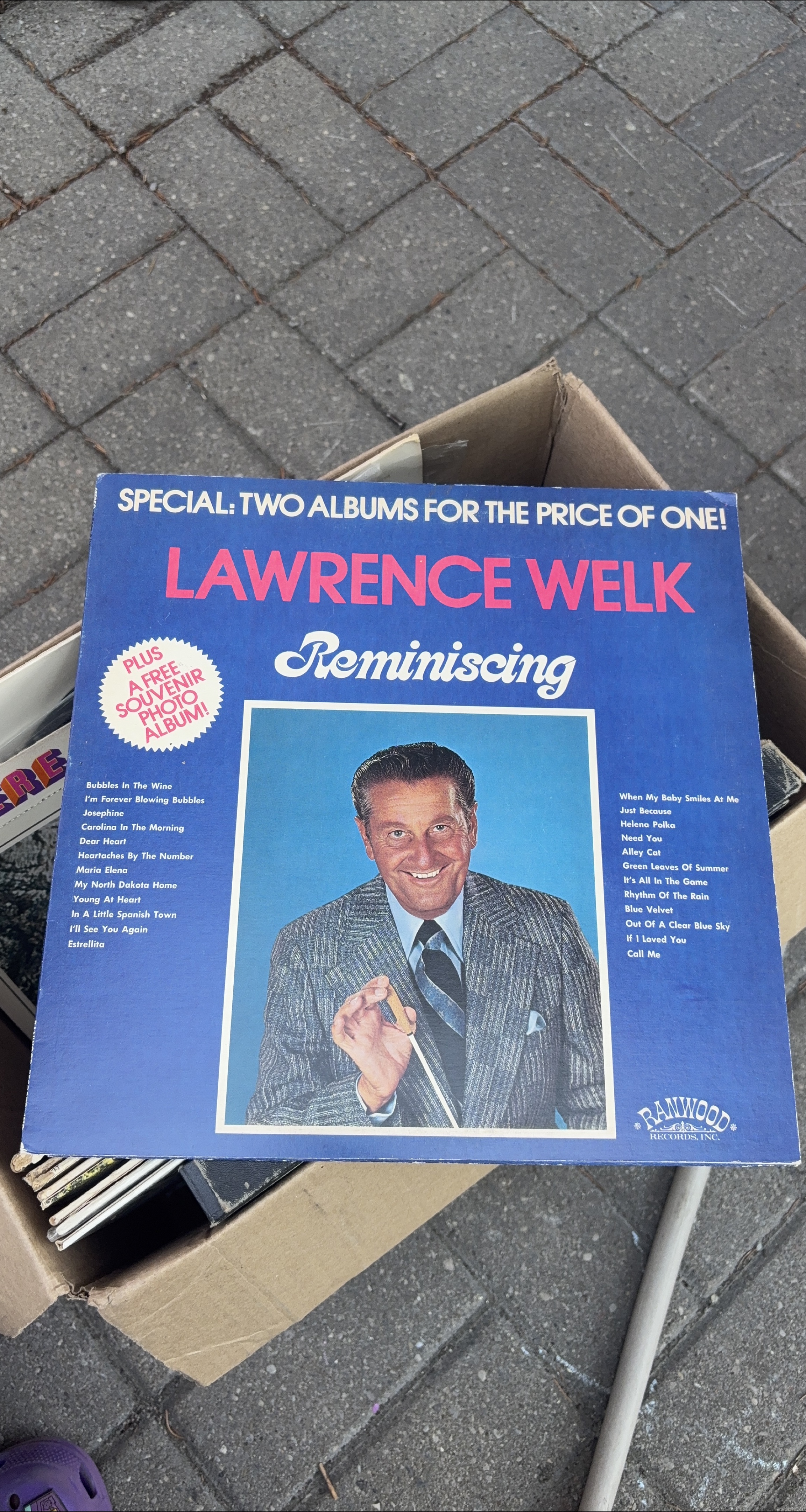 Lawrence Welk Reminiscing Vinyl Record Album thumbnail
