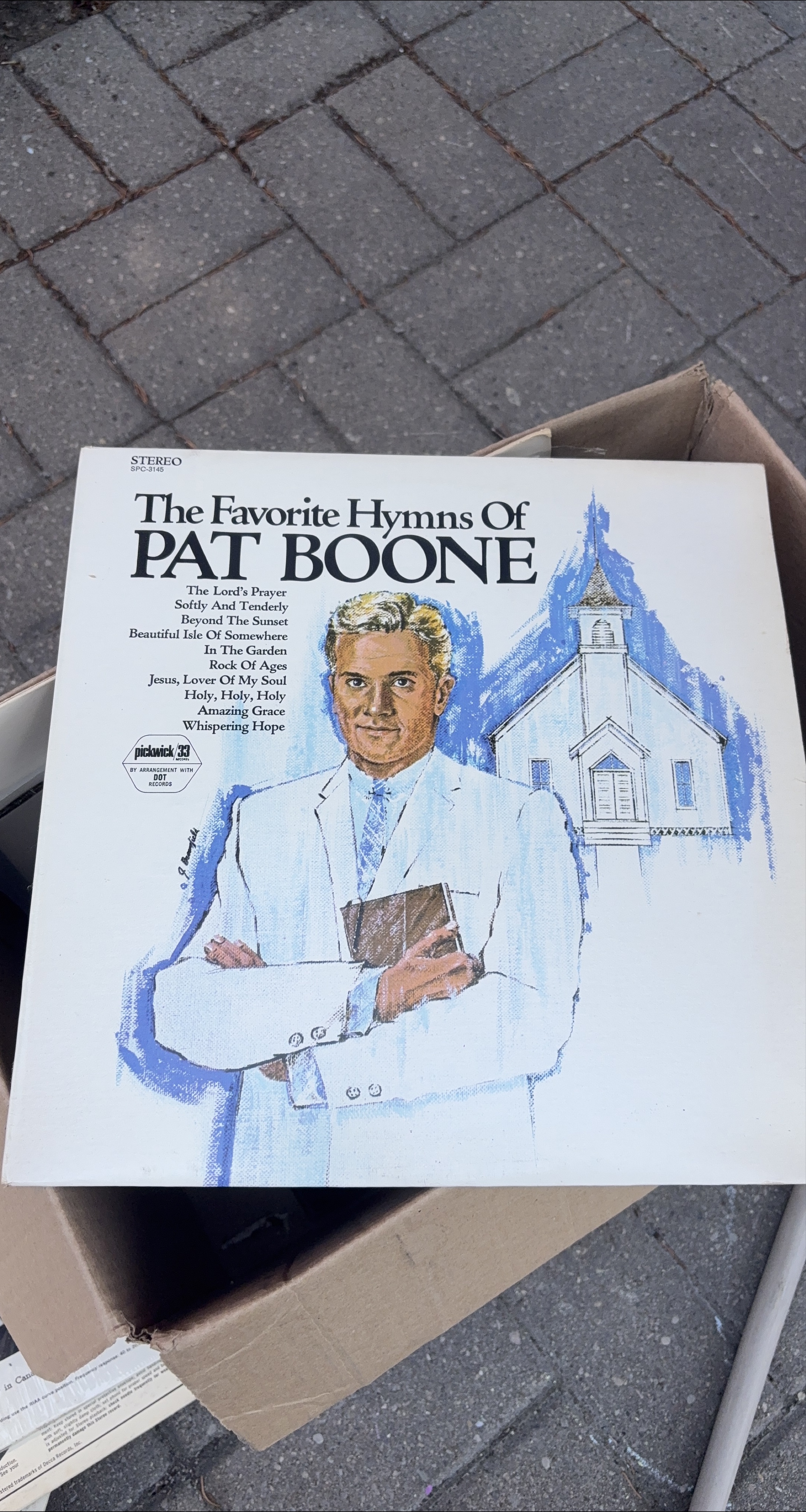 Pat Boone - The Favorite Hymns Vinyl Record thumbnail