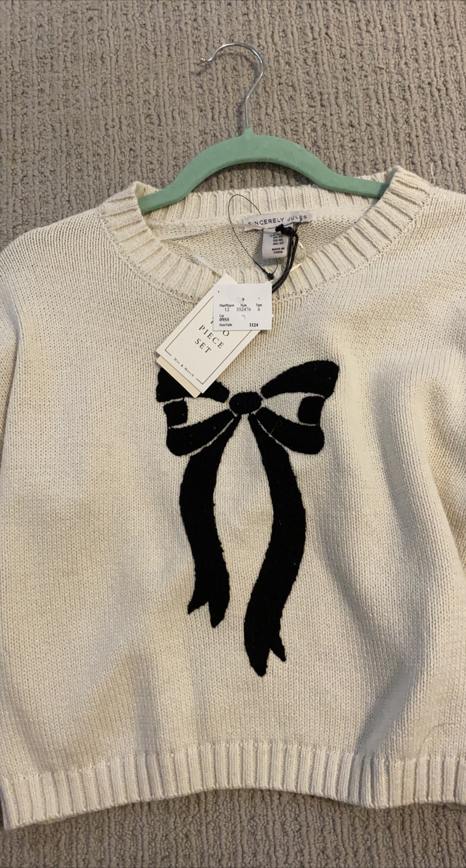 Sincerely Jules Sweater - XS/TP Size