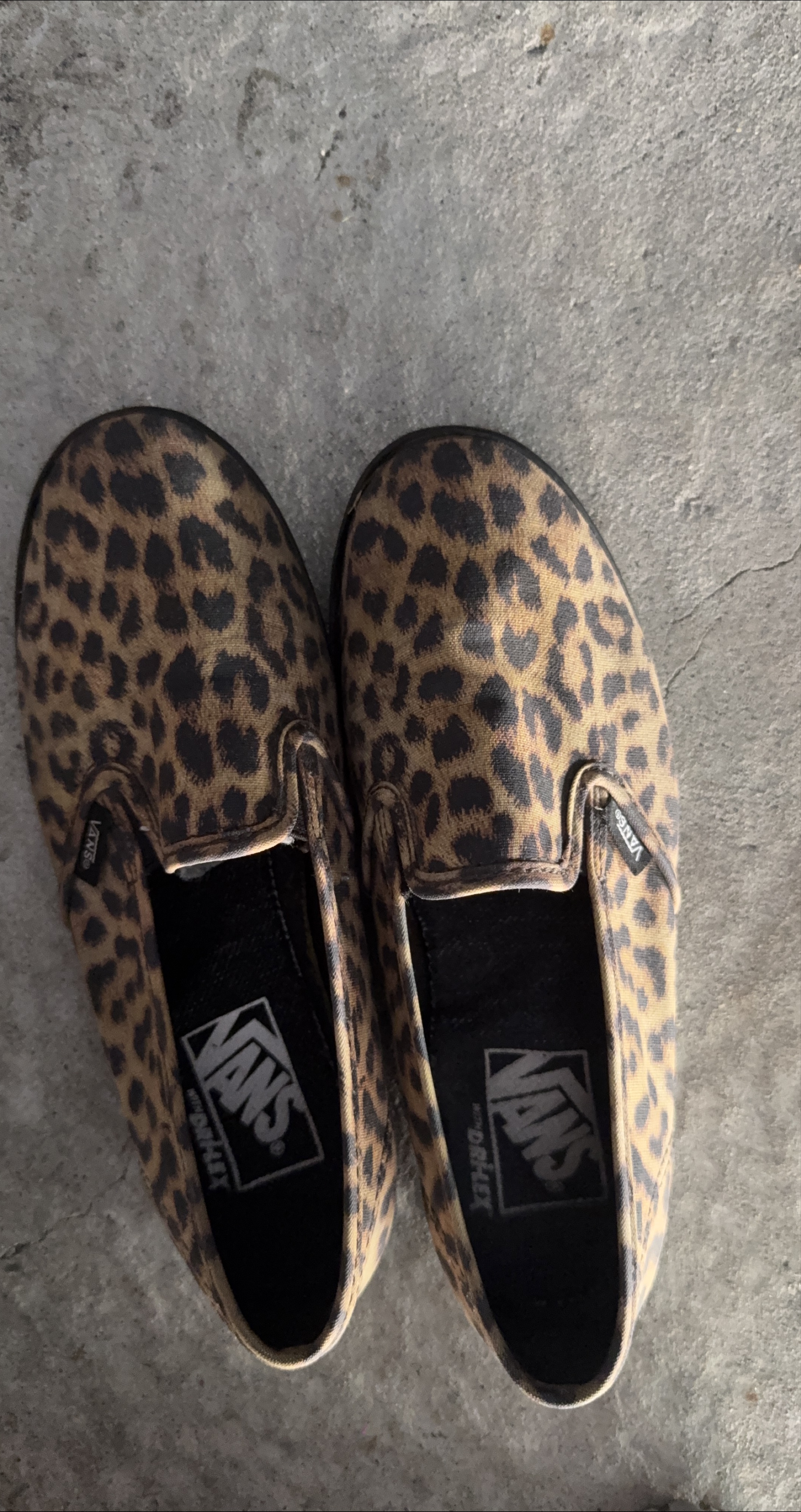Vans Leopard Print Slip-On Shoes thumbnail