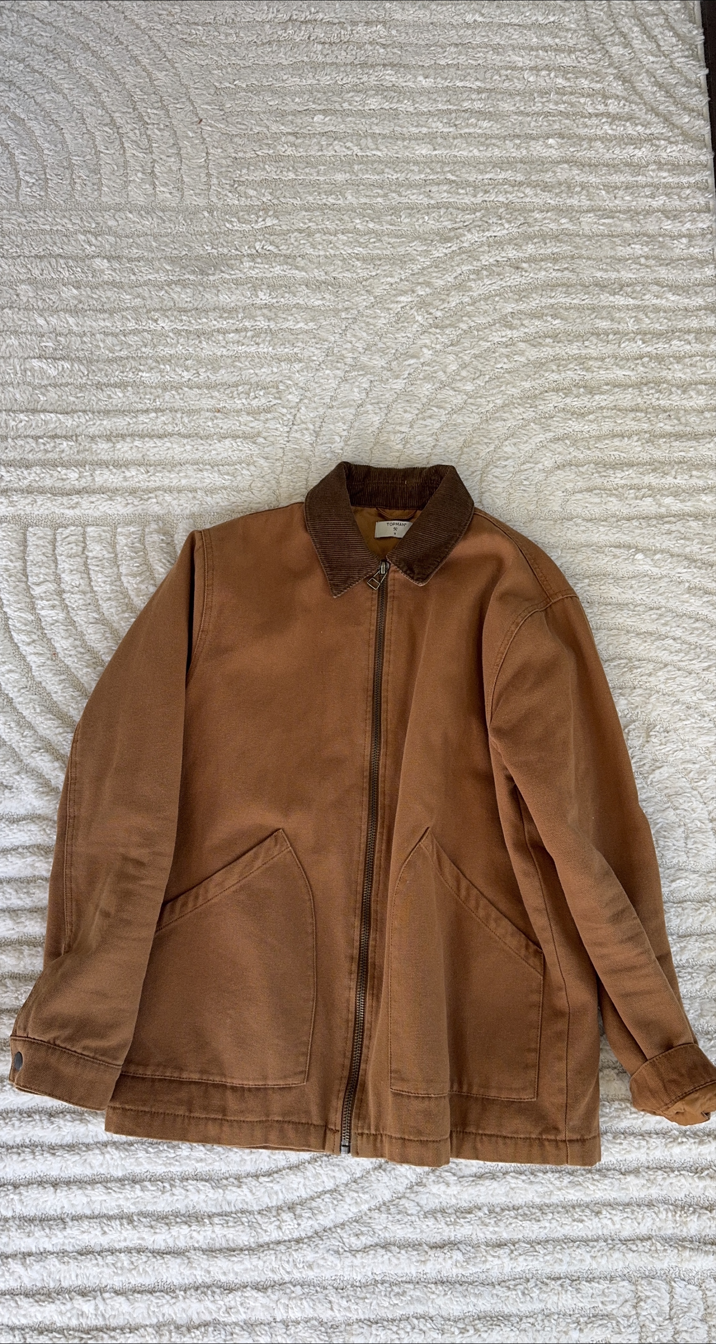 Topman Brown Jacket - Size M thumbnail