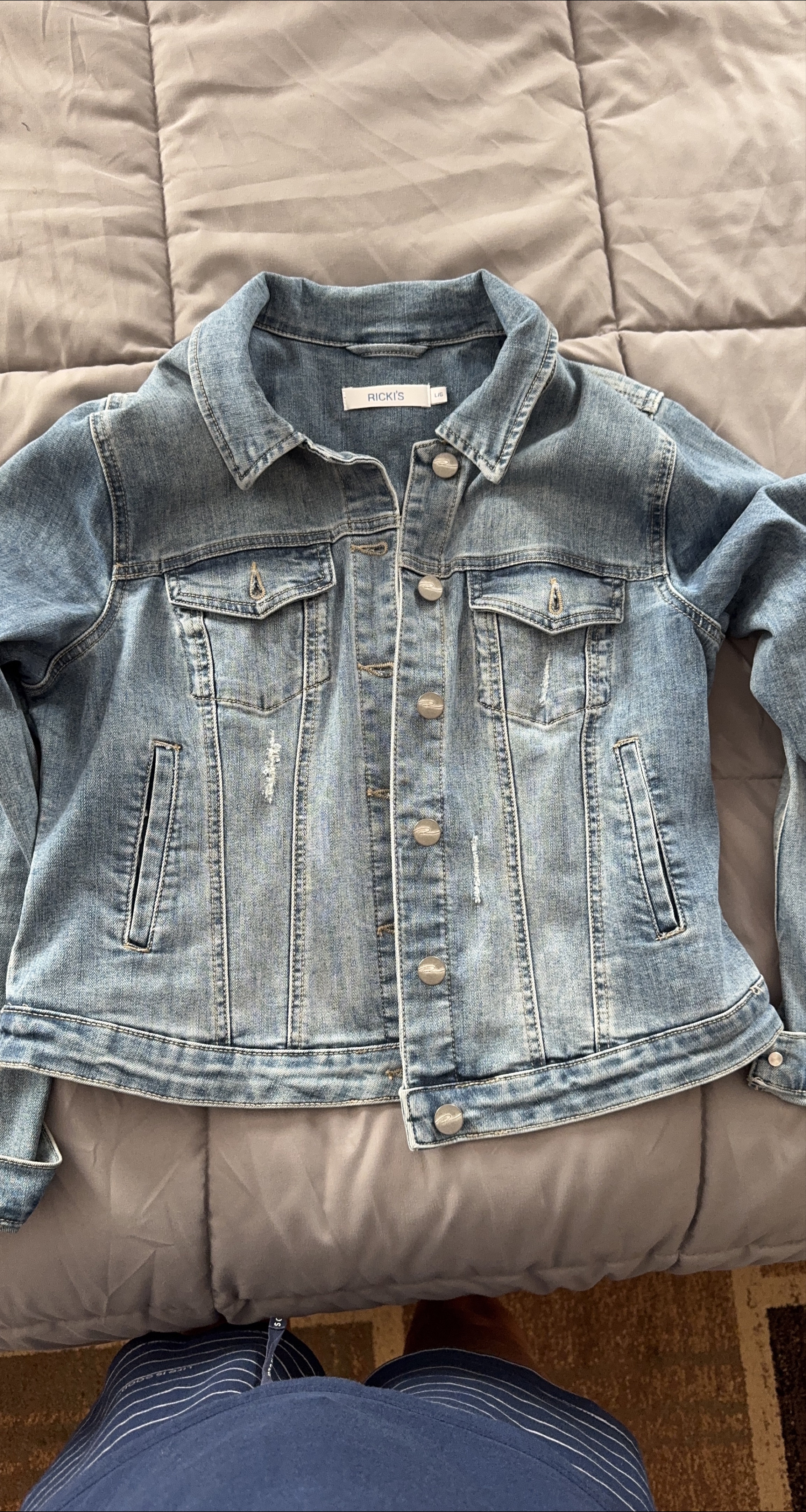 Rickis Denim Jacket - Size Large thumbnail