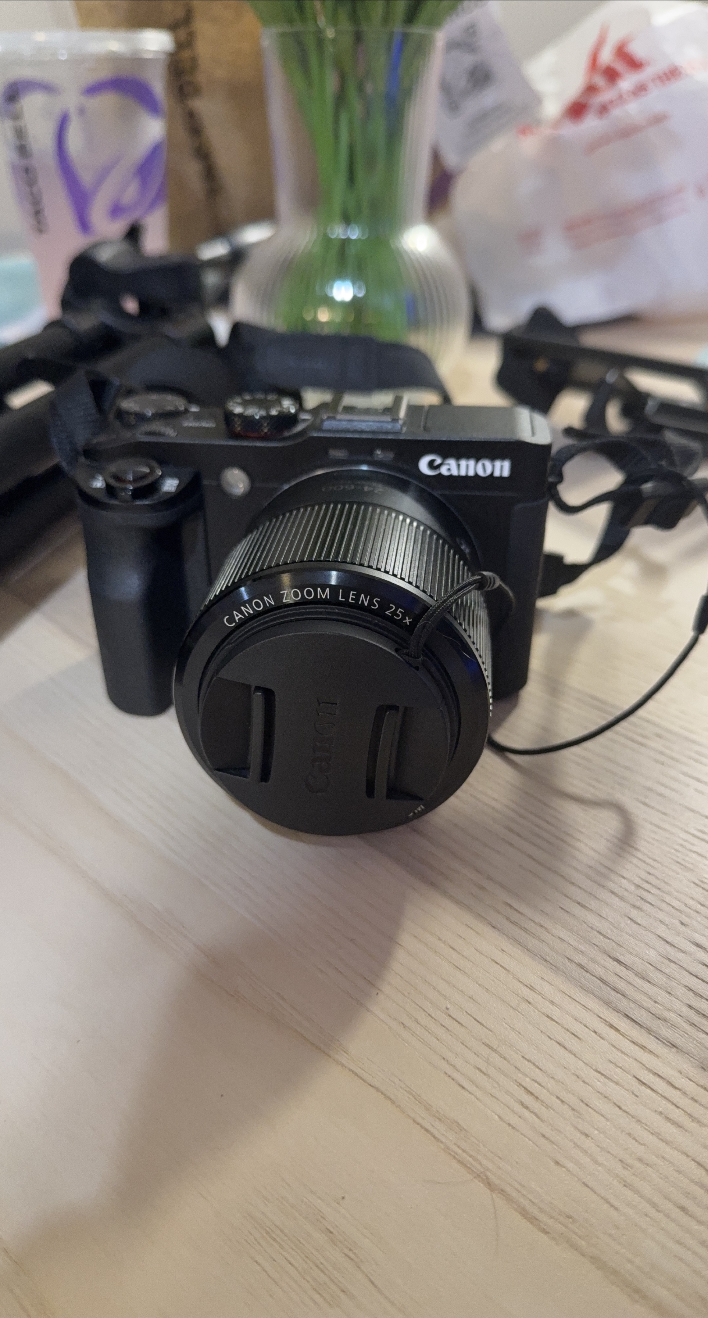 Canon Camera with Zoom Lens