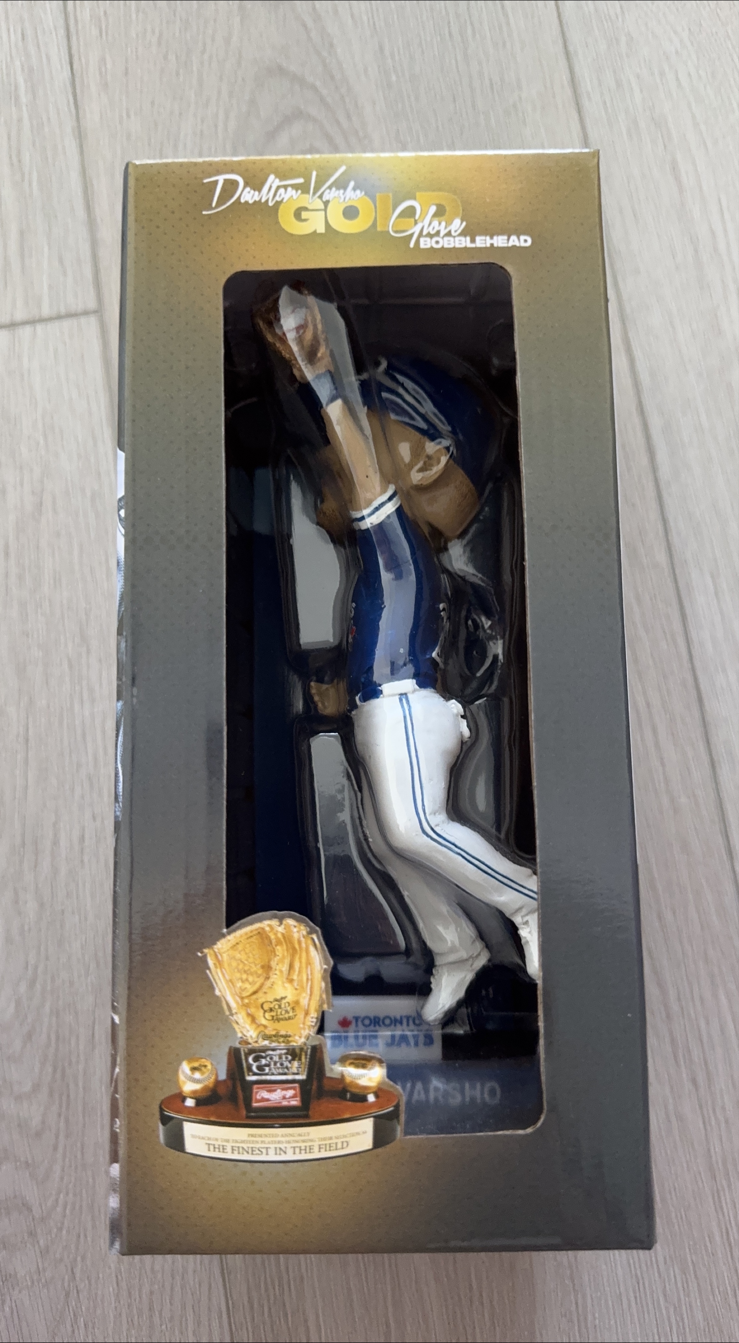 Daulton Varsho Gold Glove Bobblehead - Blue Jays thumbnail