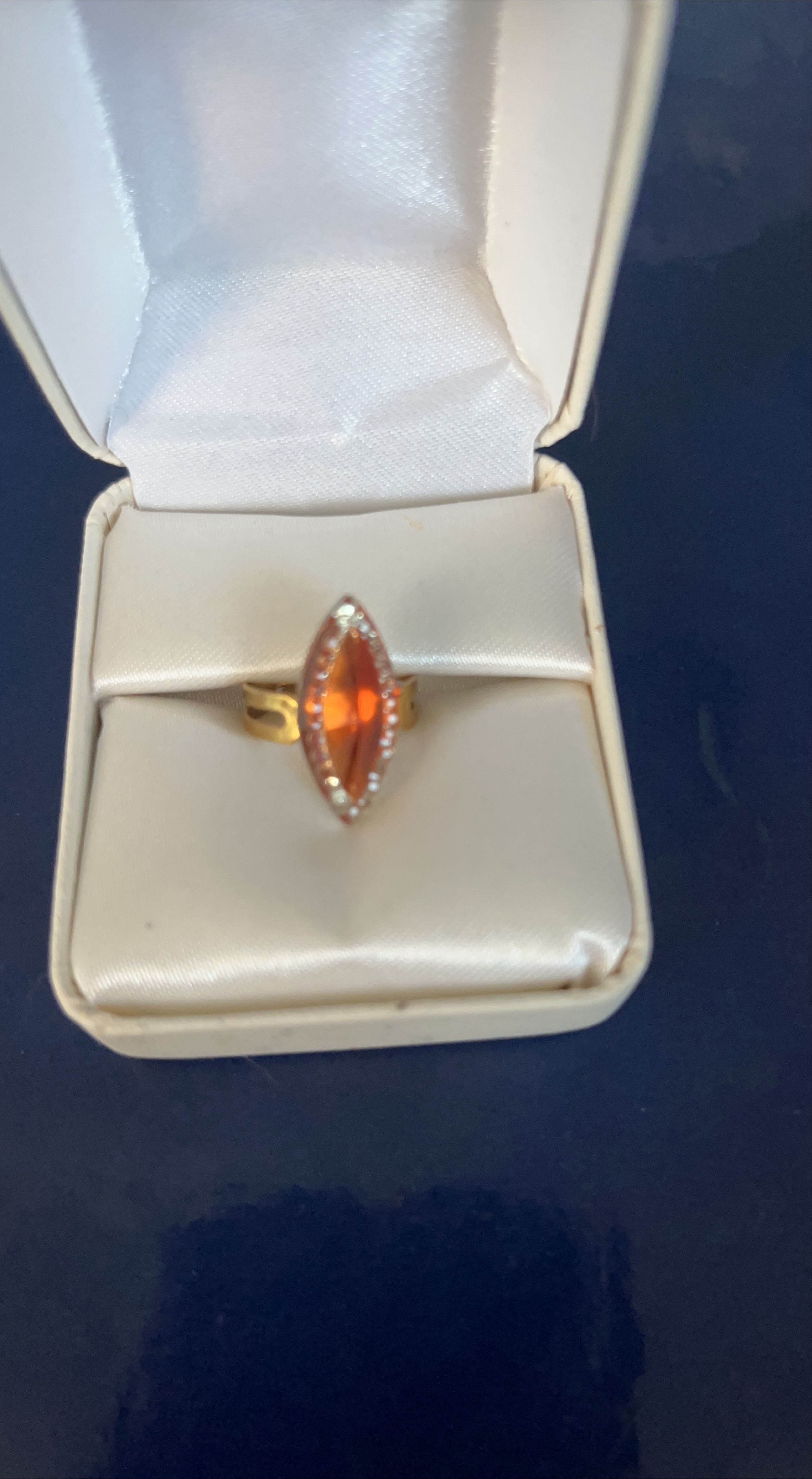 Orange Gemstone Ring thumbnail