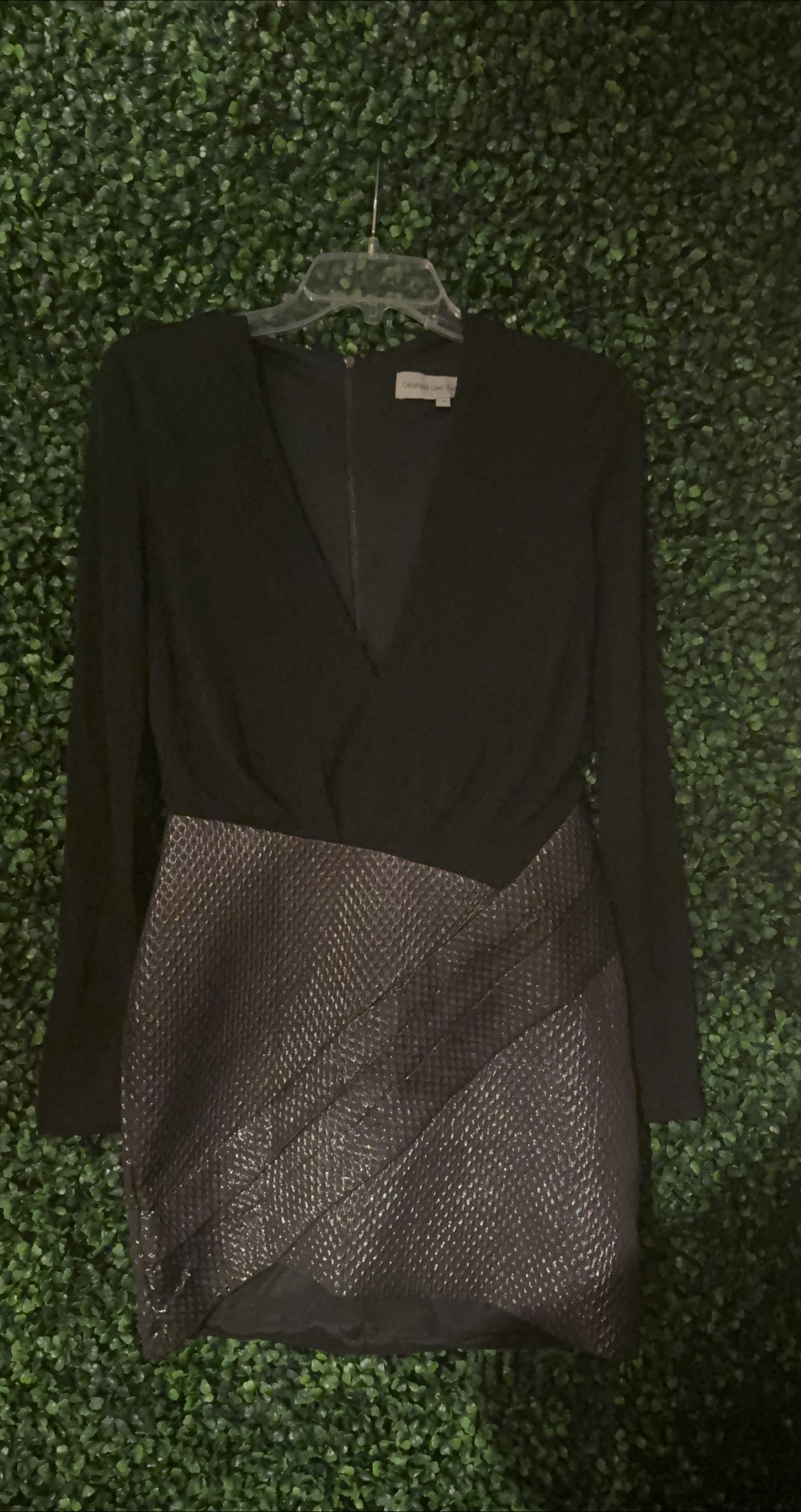 Blessed Are The Meek Black Dress - Size 2