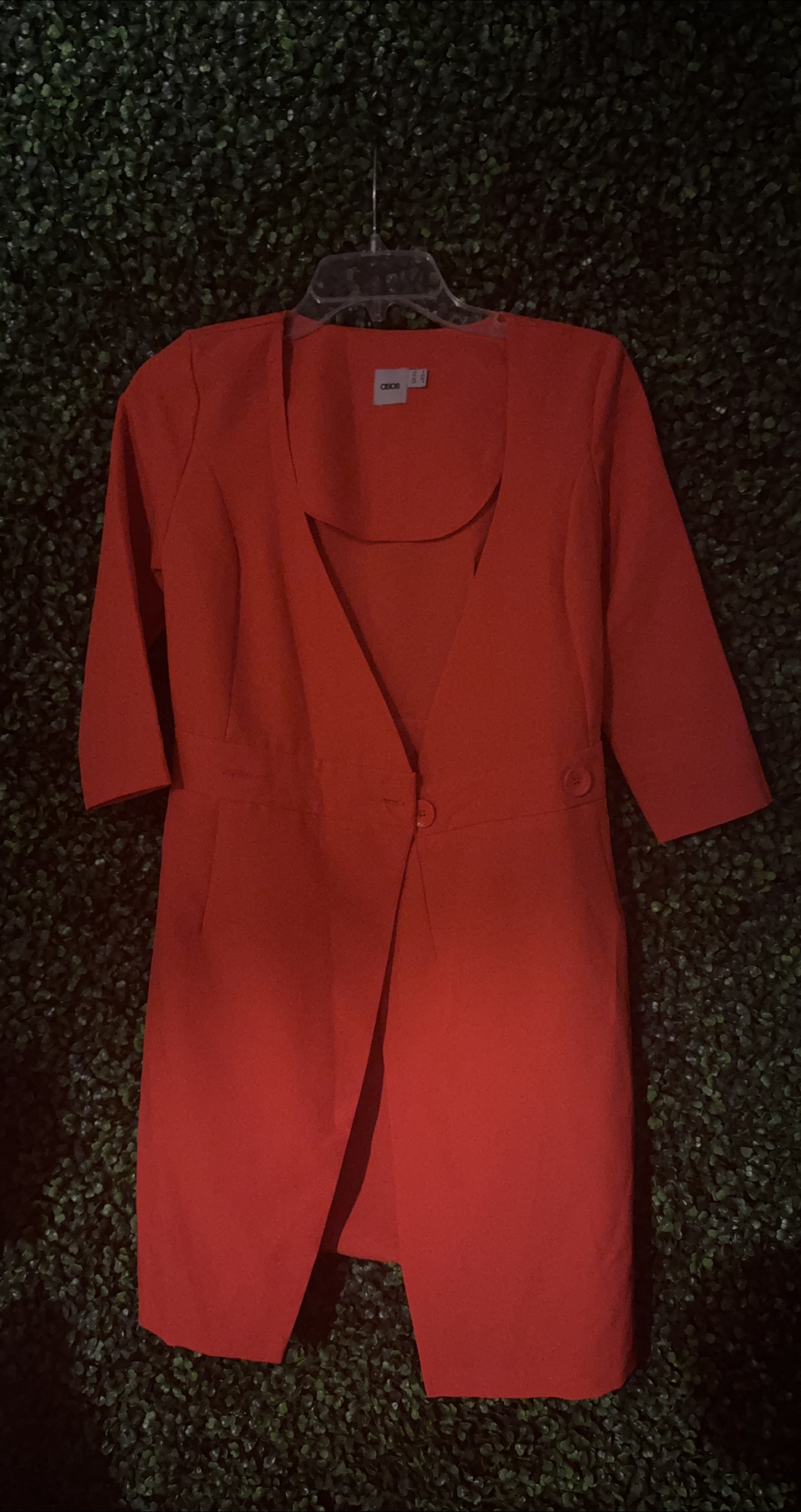 ASOS Red Blazer Dress