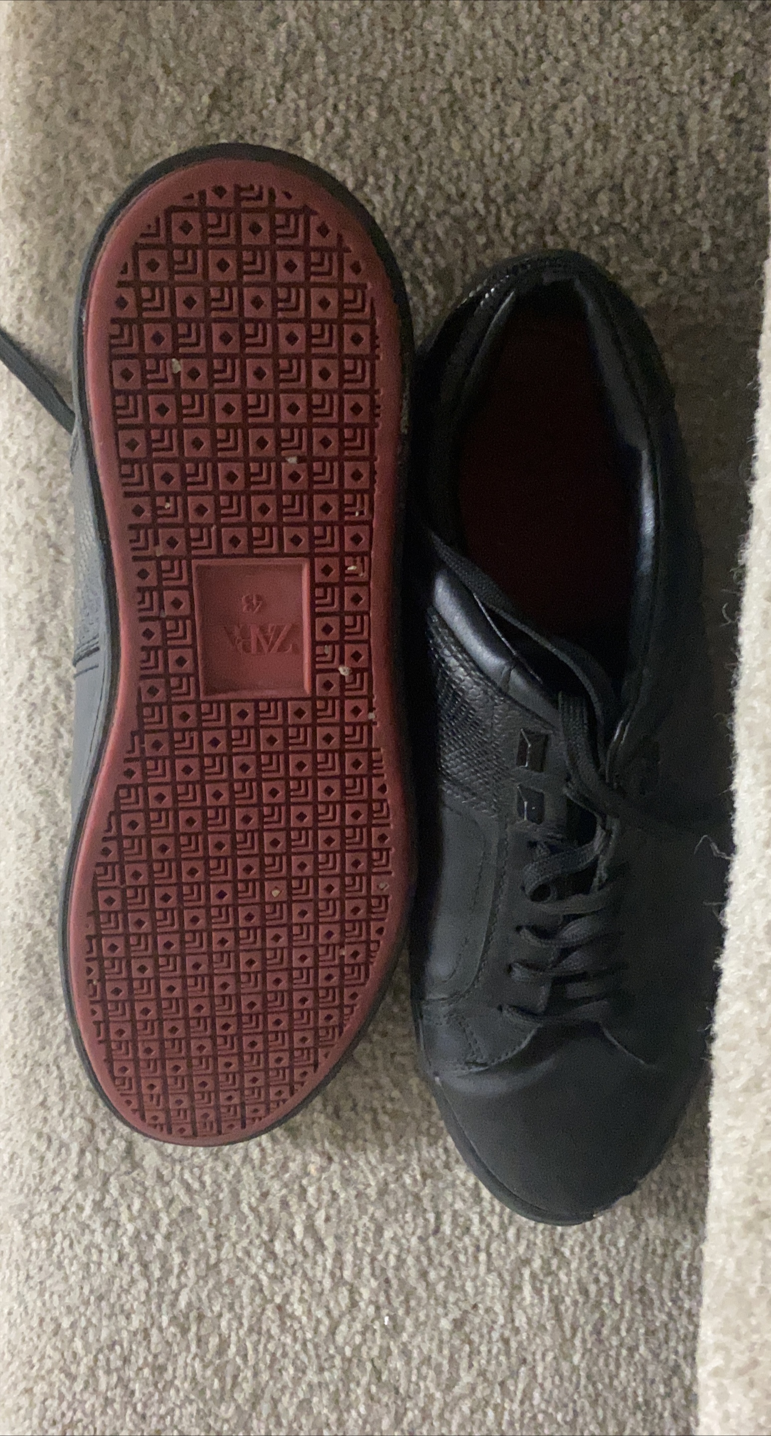 Zara Black Shoes - Size 43