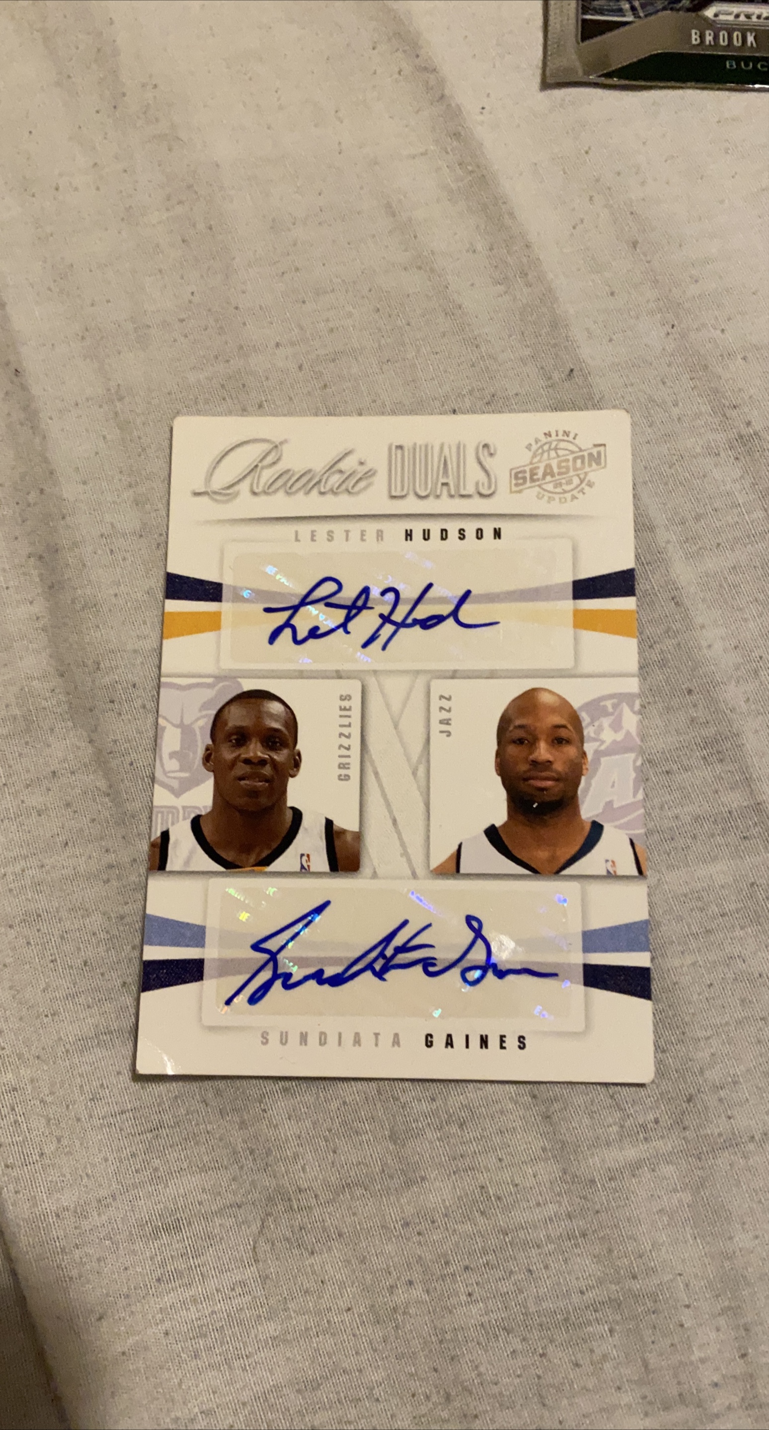 Lester Hudson & Sundiata Gaines Rookie Card