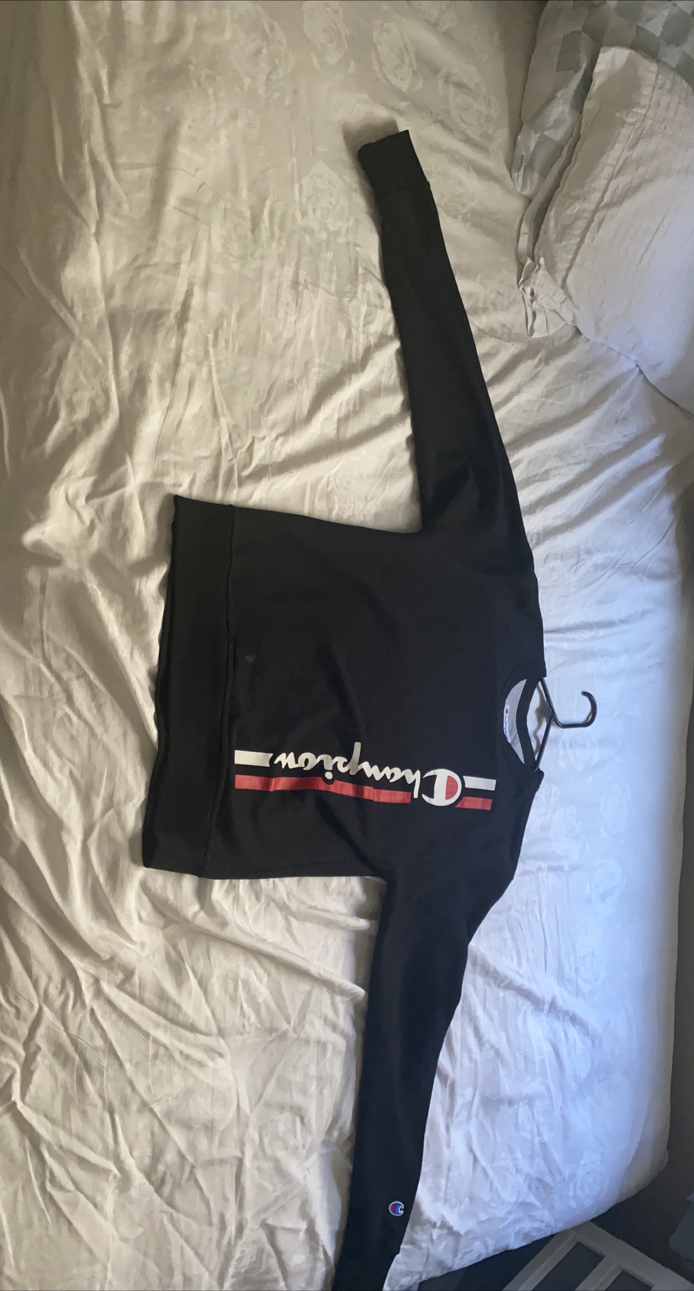 Champion Black Long Sleeve Shirt thumbnail