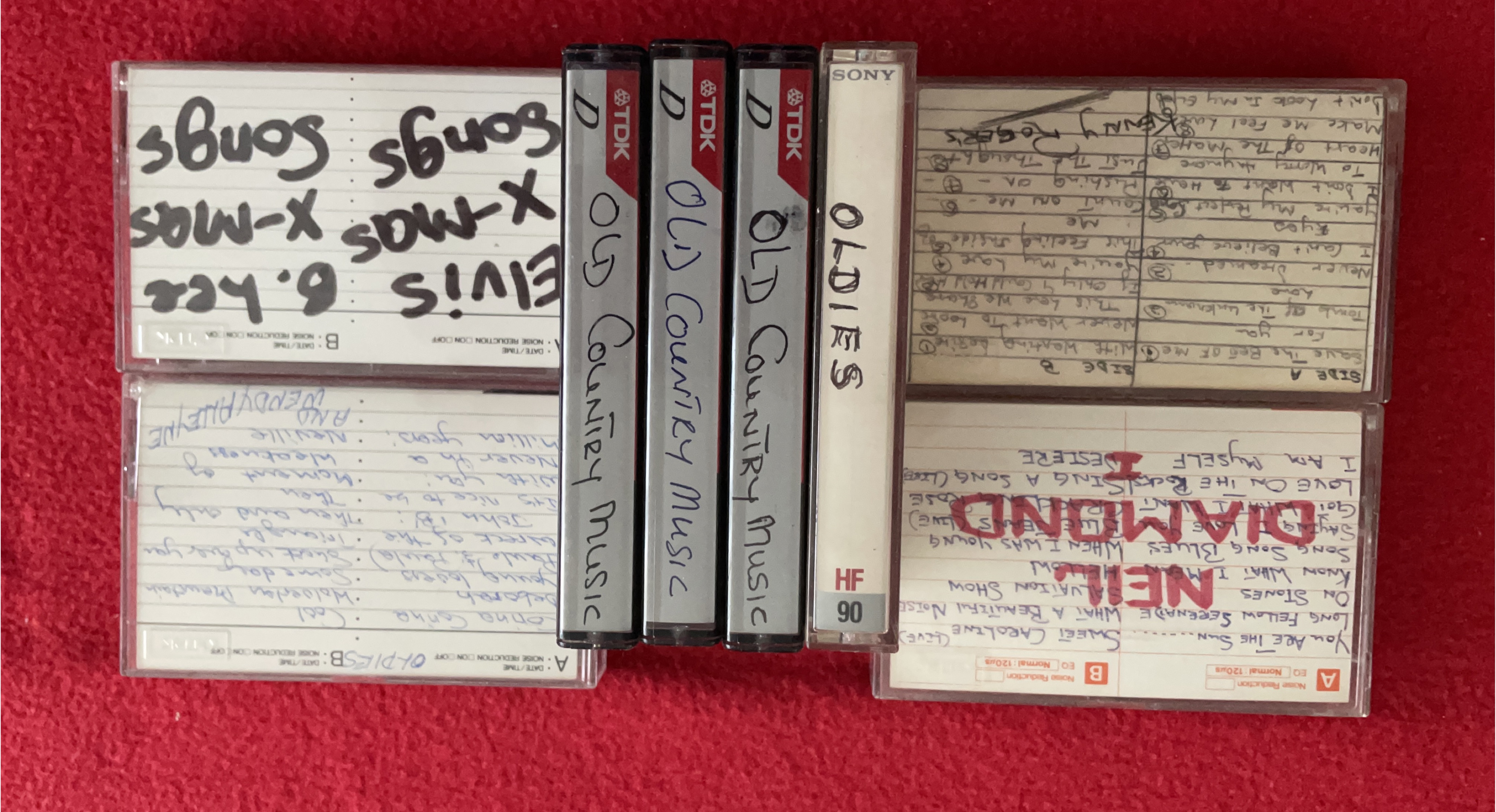 Mixed Cassette Tapes: Oldies, Country, Christmas thumbnail