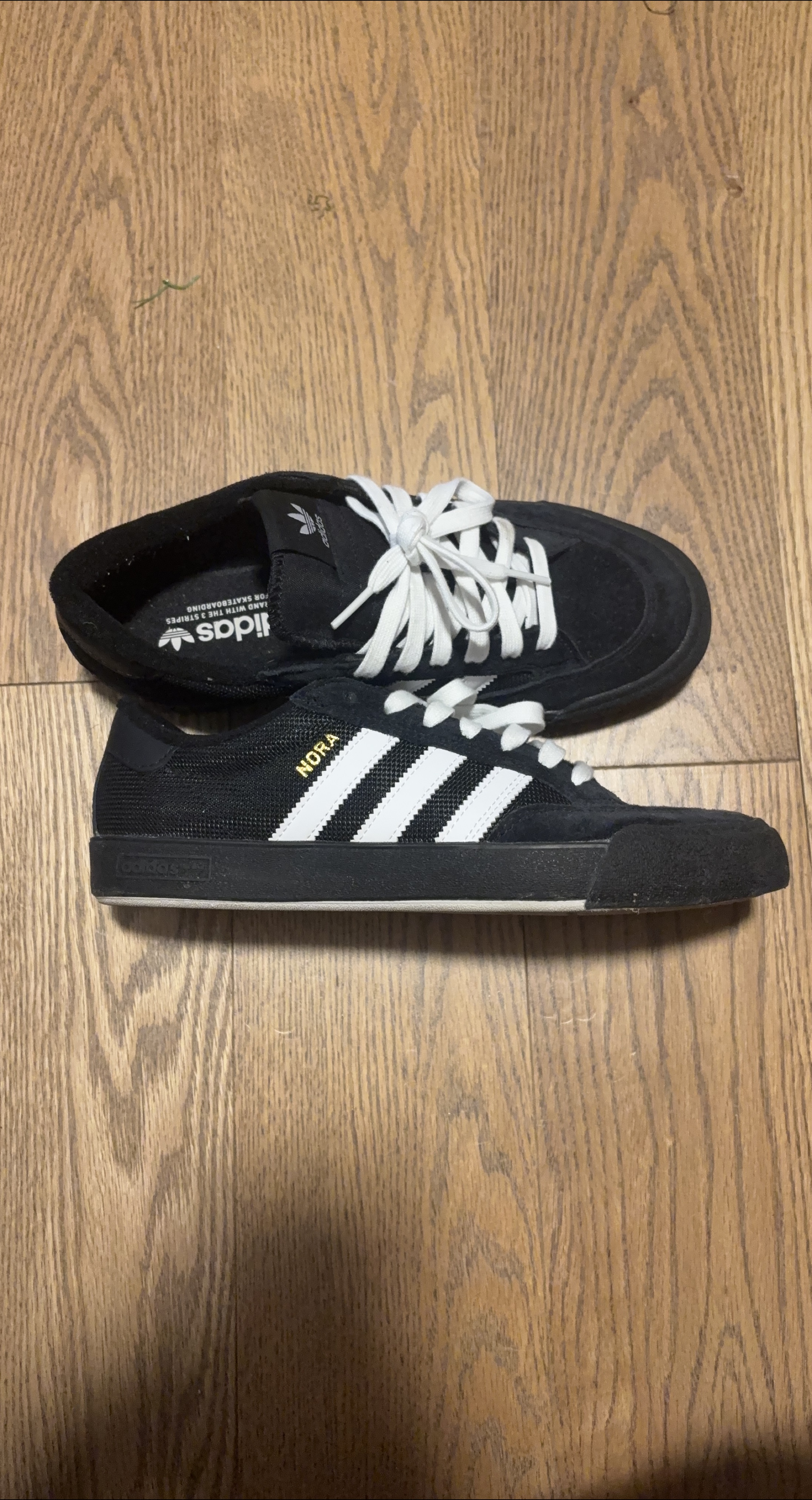 Adidas Nora Skate Shoes - Black & White - photo 3