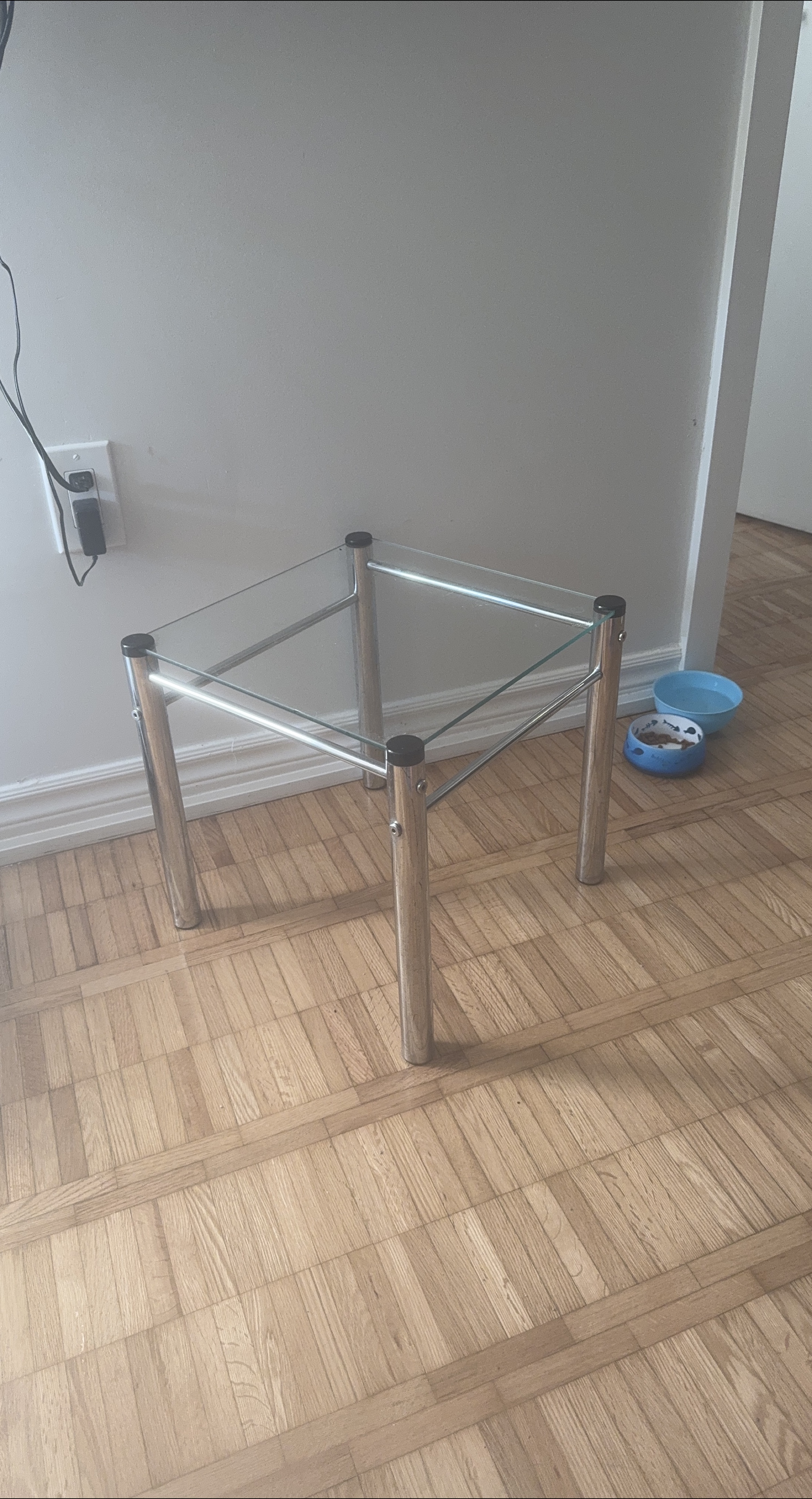 Glass Top Side Table thumbnail