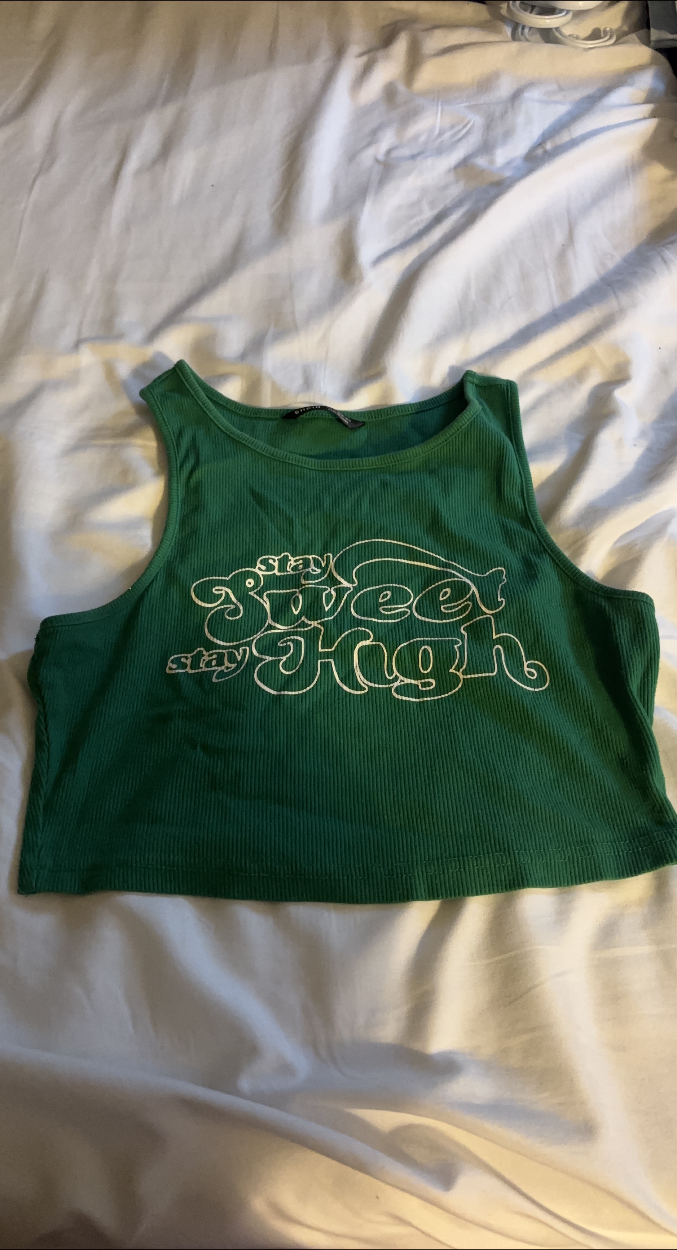 Shein Green Crop Top thumbnail