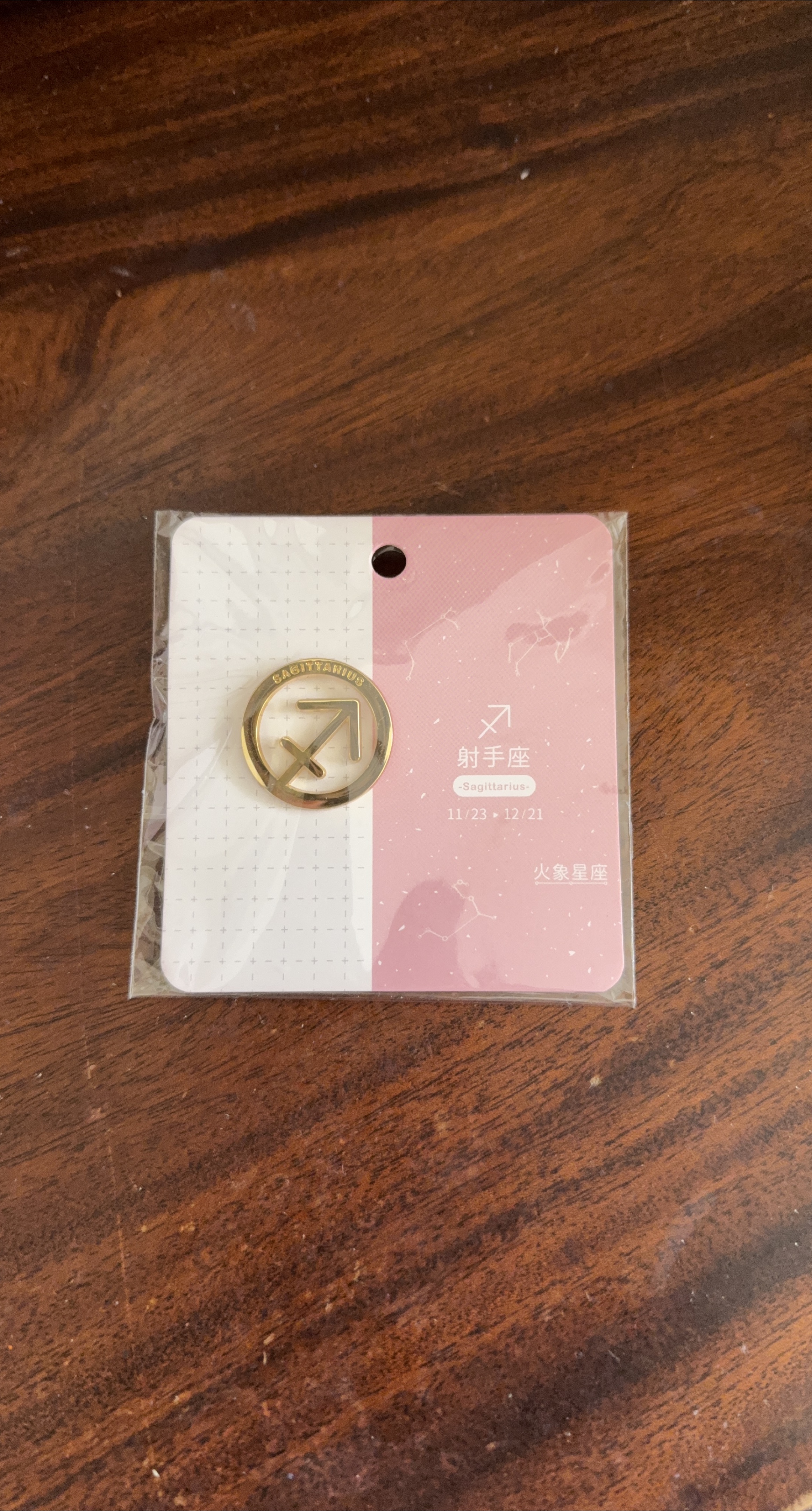New Sagittarius Zodiac Pin