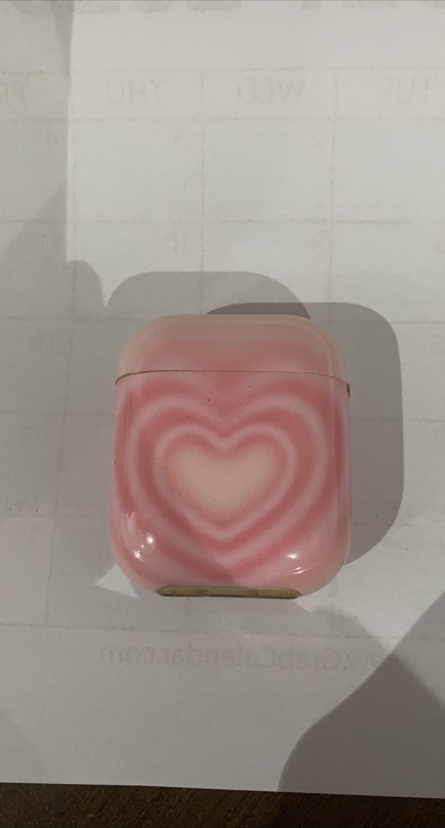 Pink Heart AirPods Case thumbnail