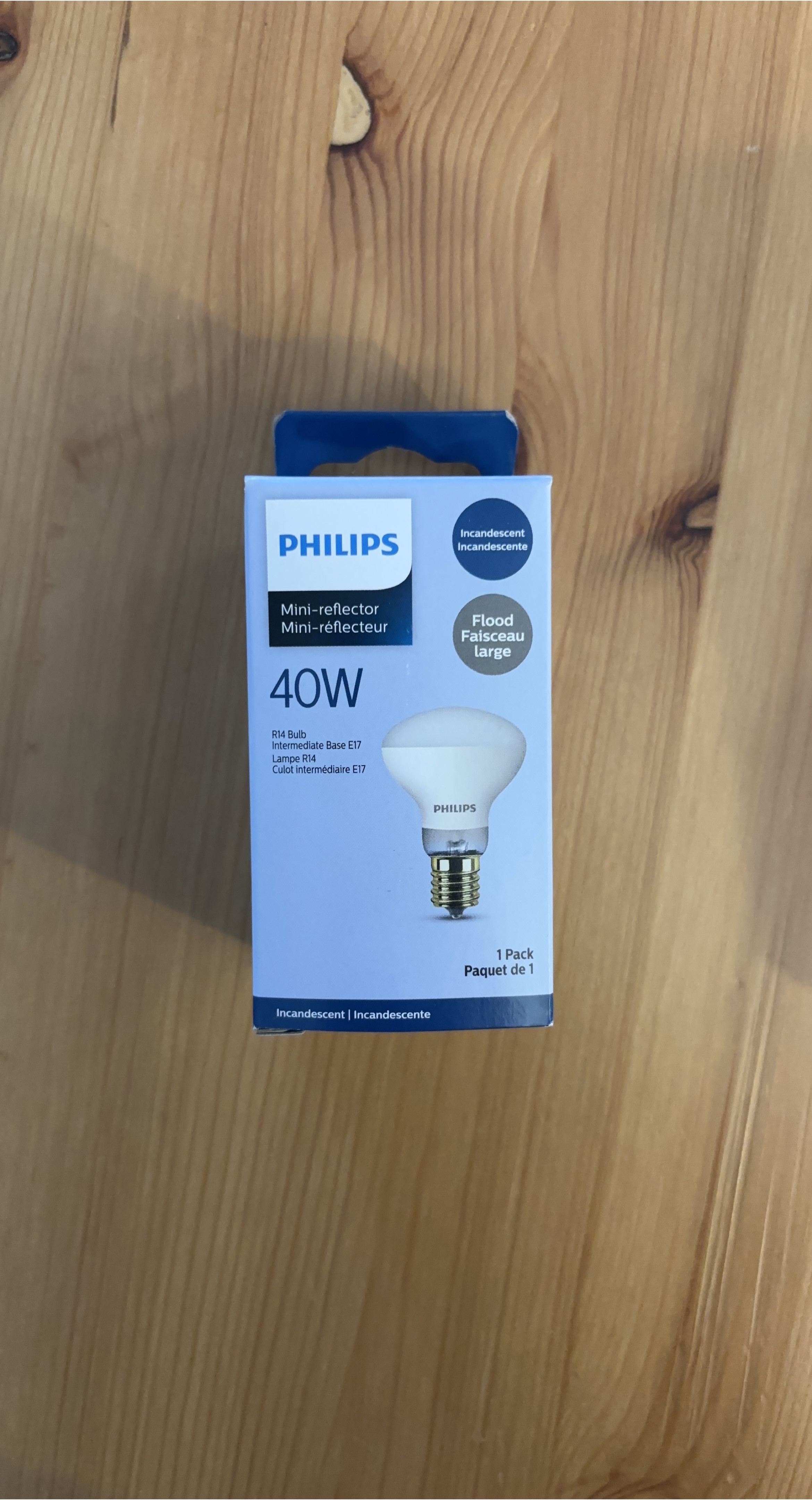 Philips 40W Mini-Reflector Bulb - New