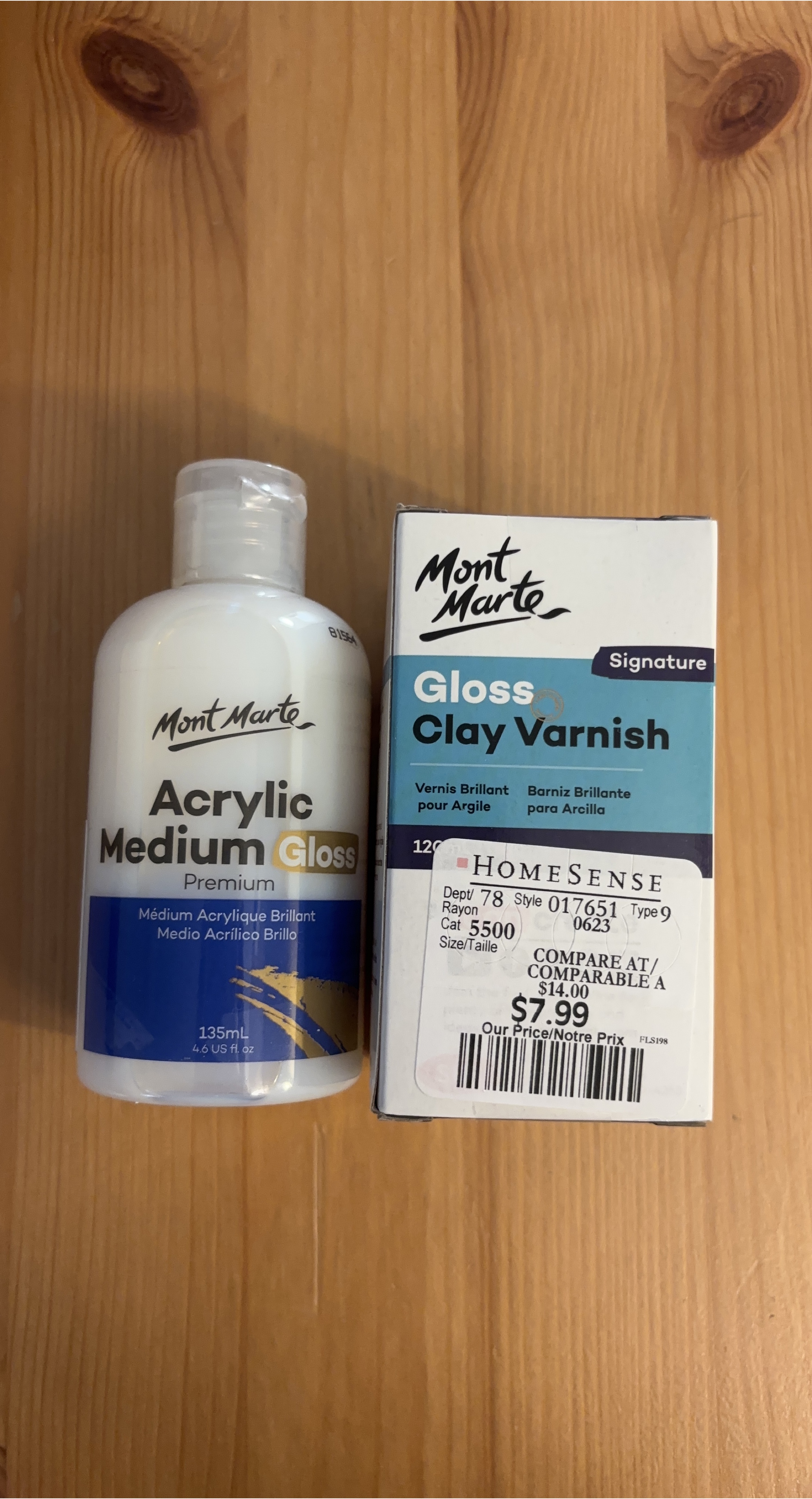 Mont Marte Acrylic Medium Gloss & Clay Varnish thumbnail