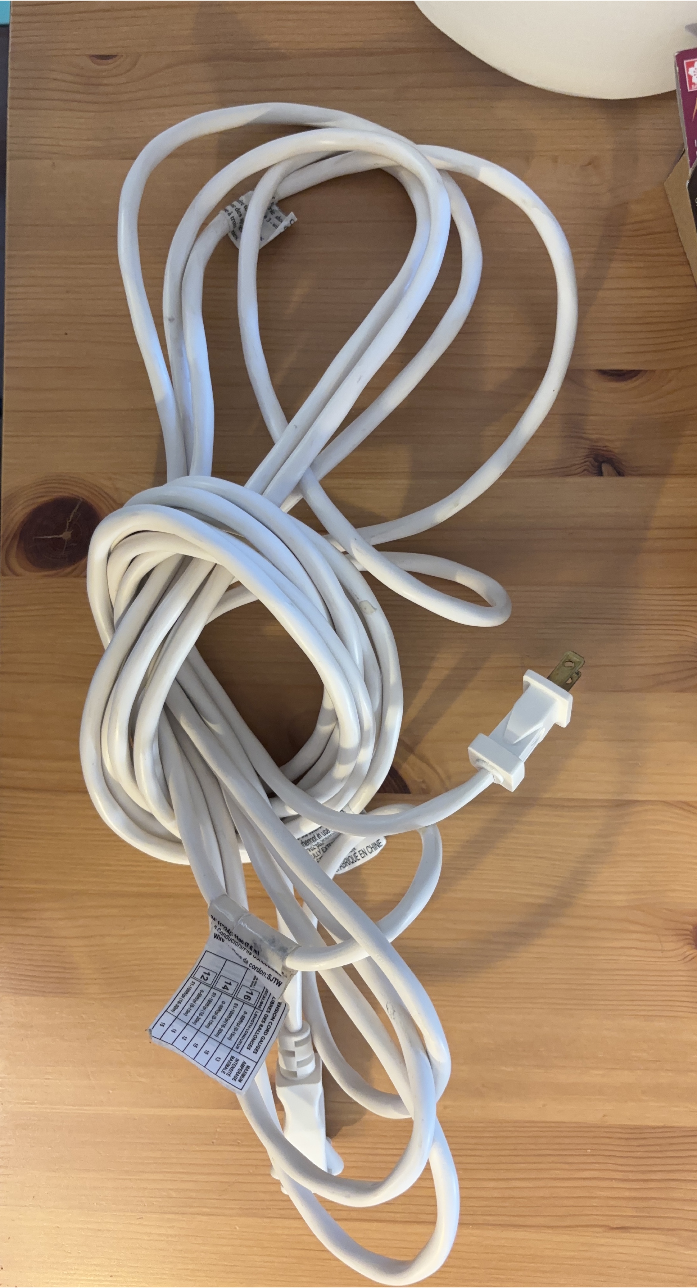 White Extension Cord thumbnail