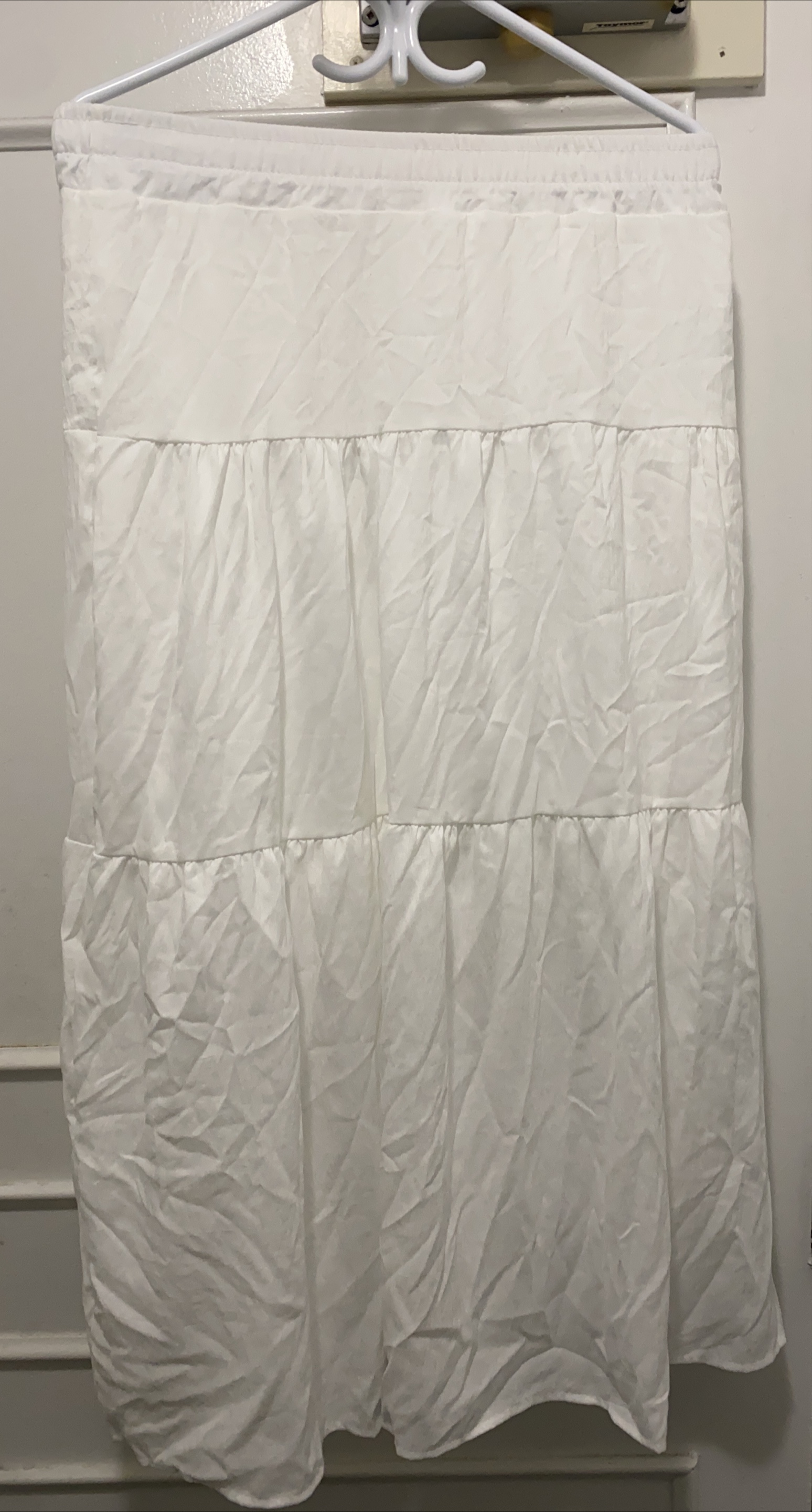 White Tiered Skirt thumbnail