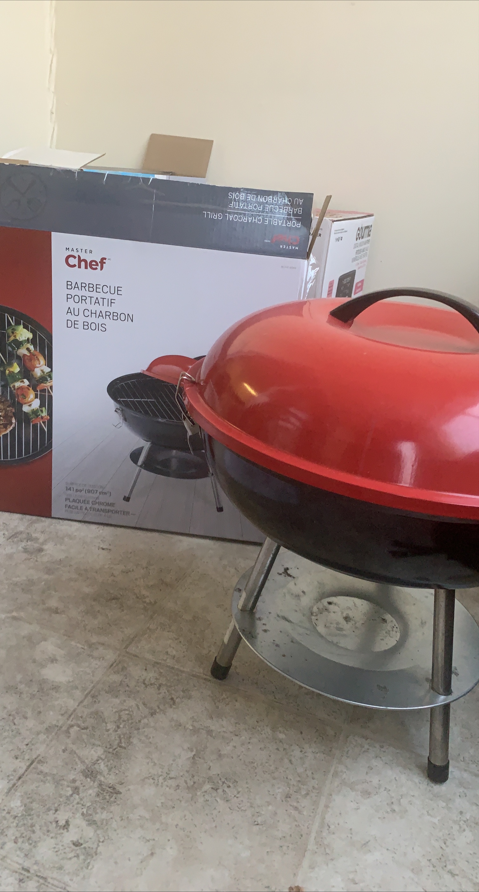 Master Chef Portable Charcoal Grill thumbnail