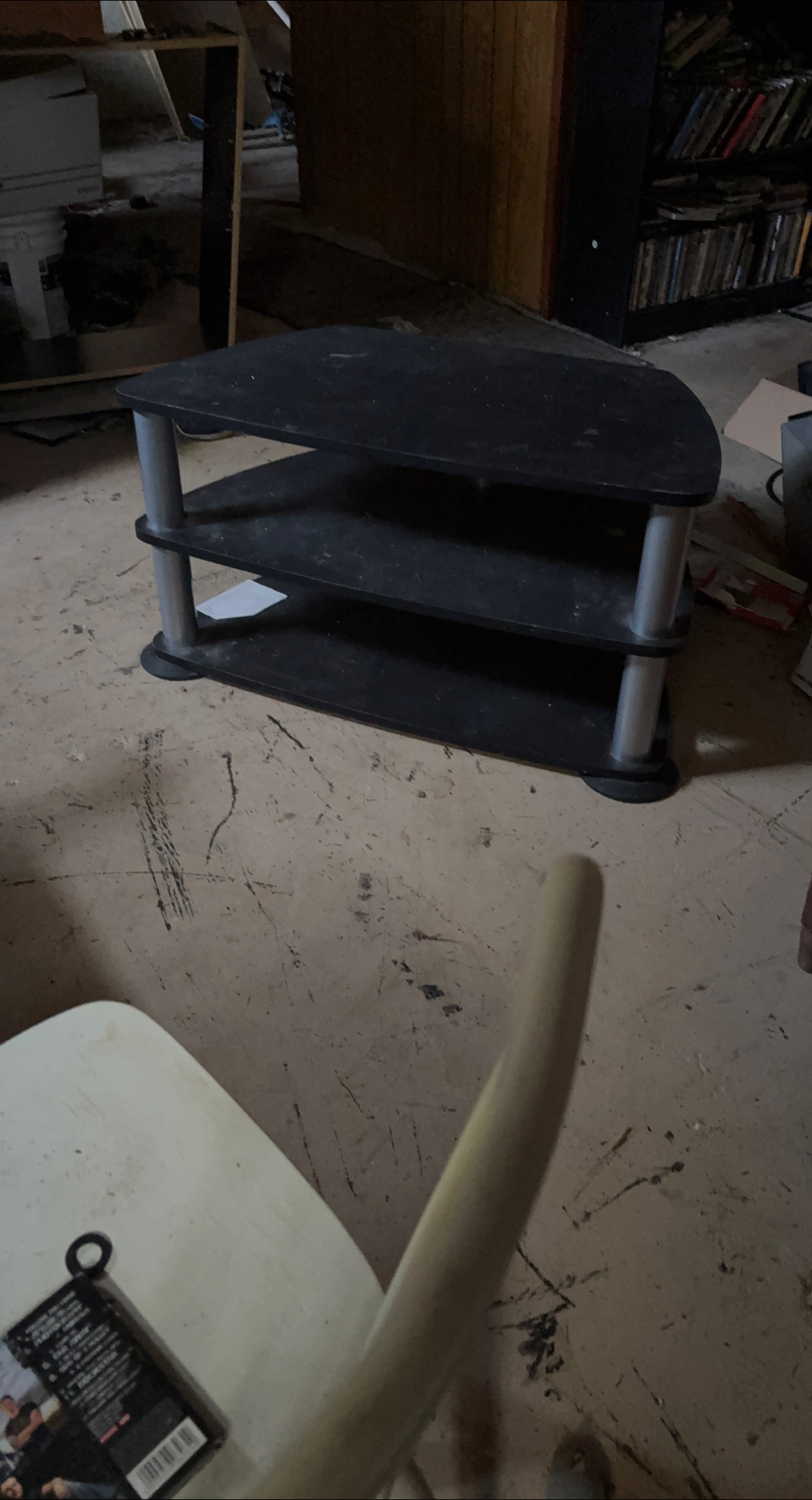 Black 3-Tier TV Stand