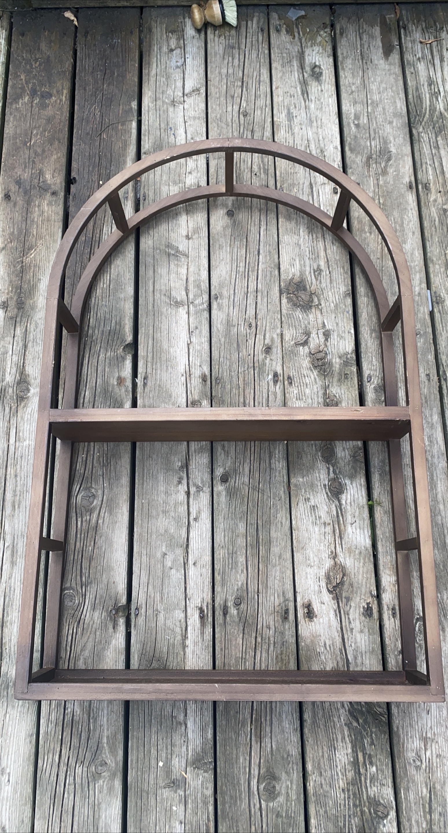Brown Wooden Wall Shelf thumbnail