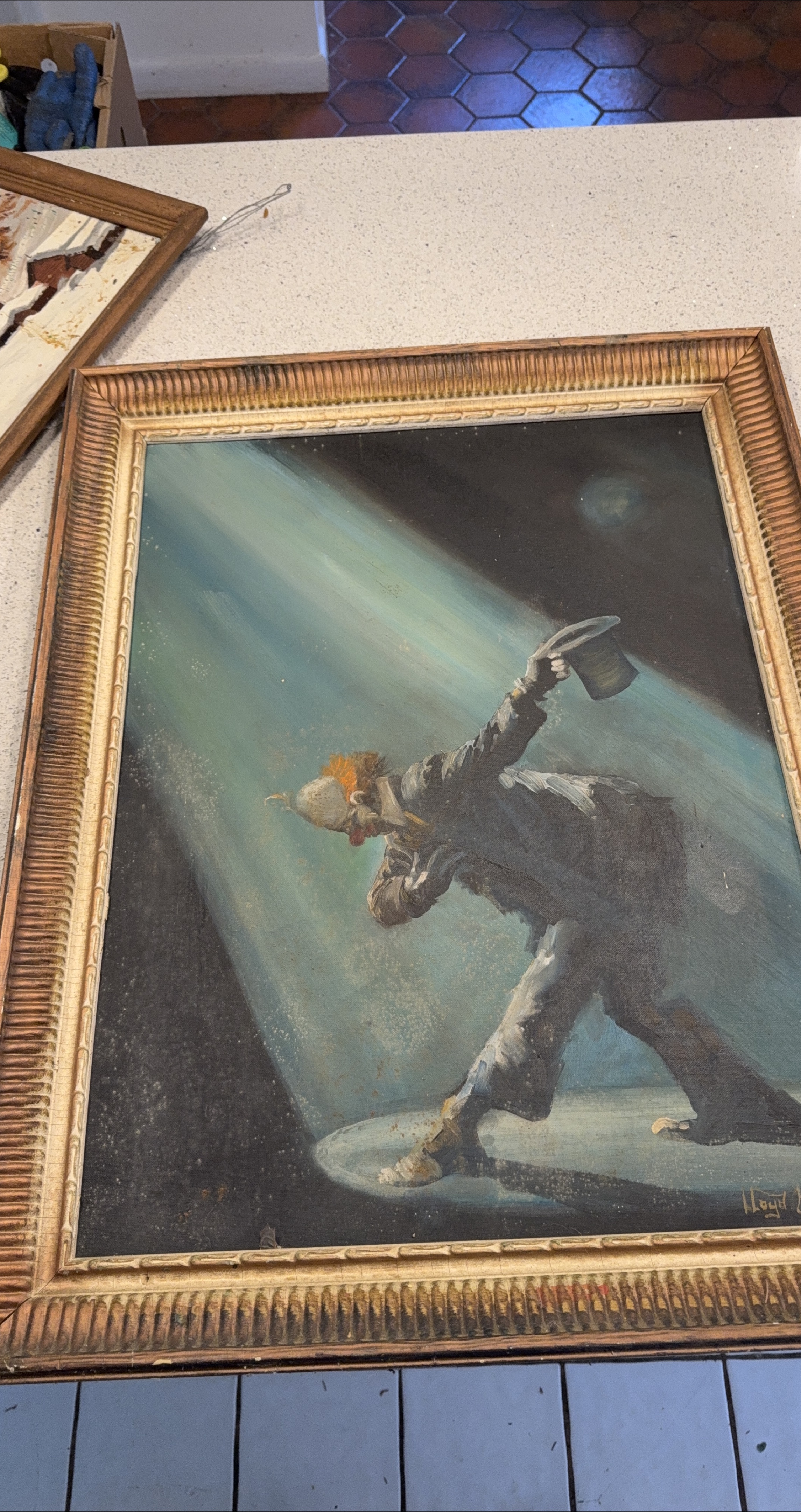 Clown Painting by Lloyd Garrison thumbnail