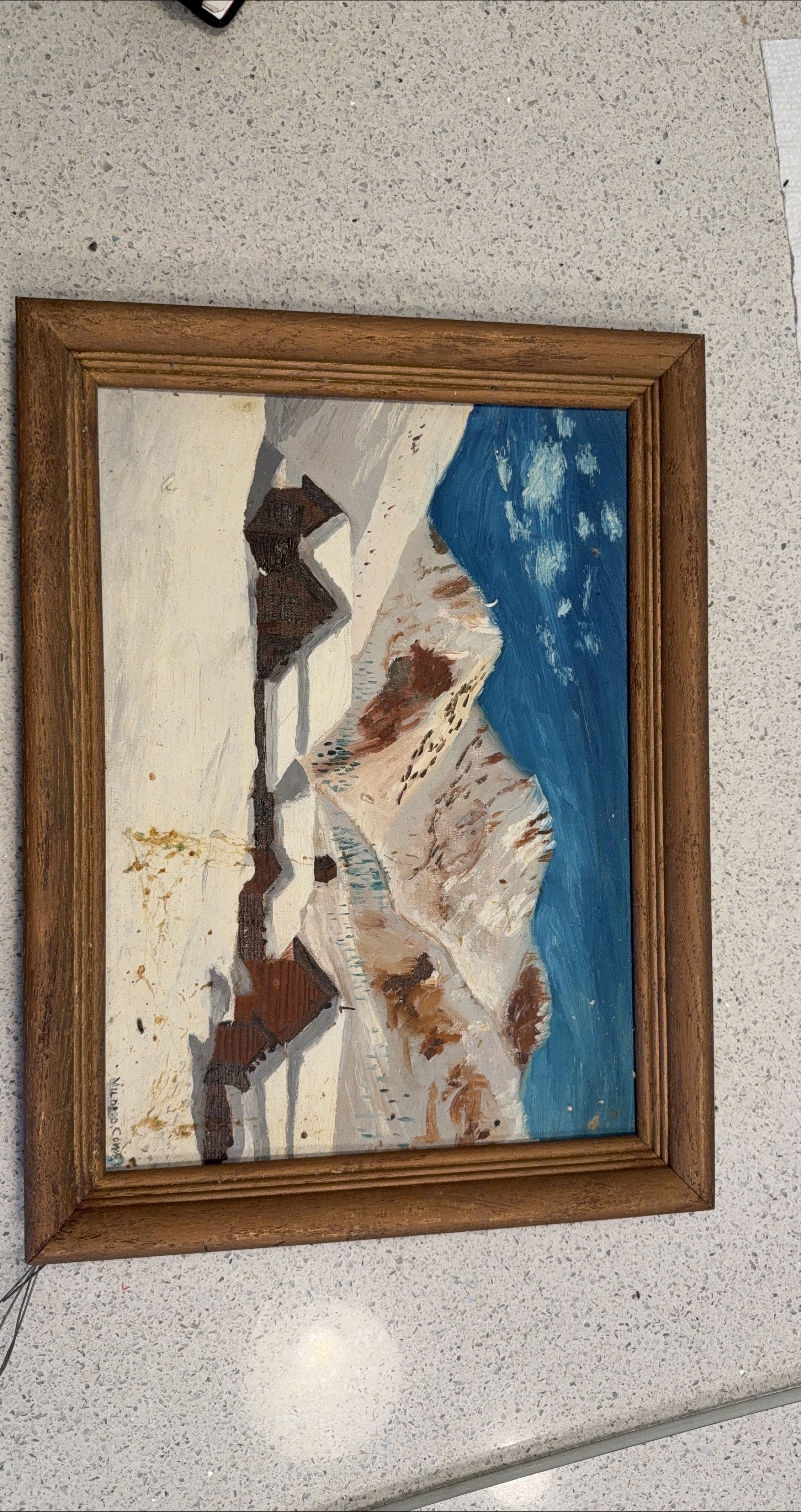 Vintage Framed Painting thumbnail
