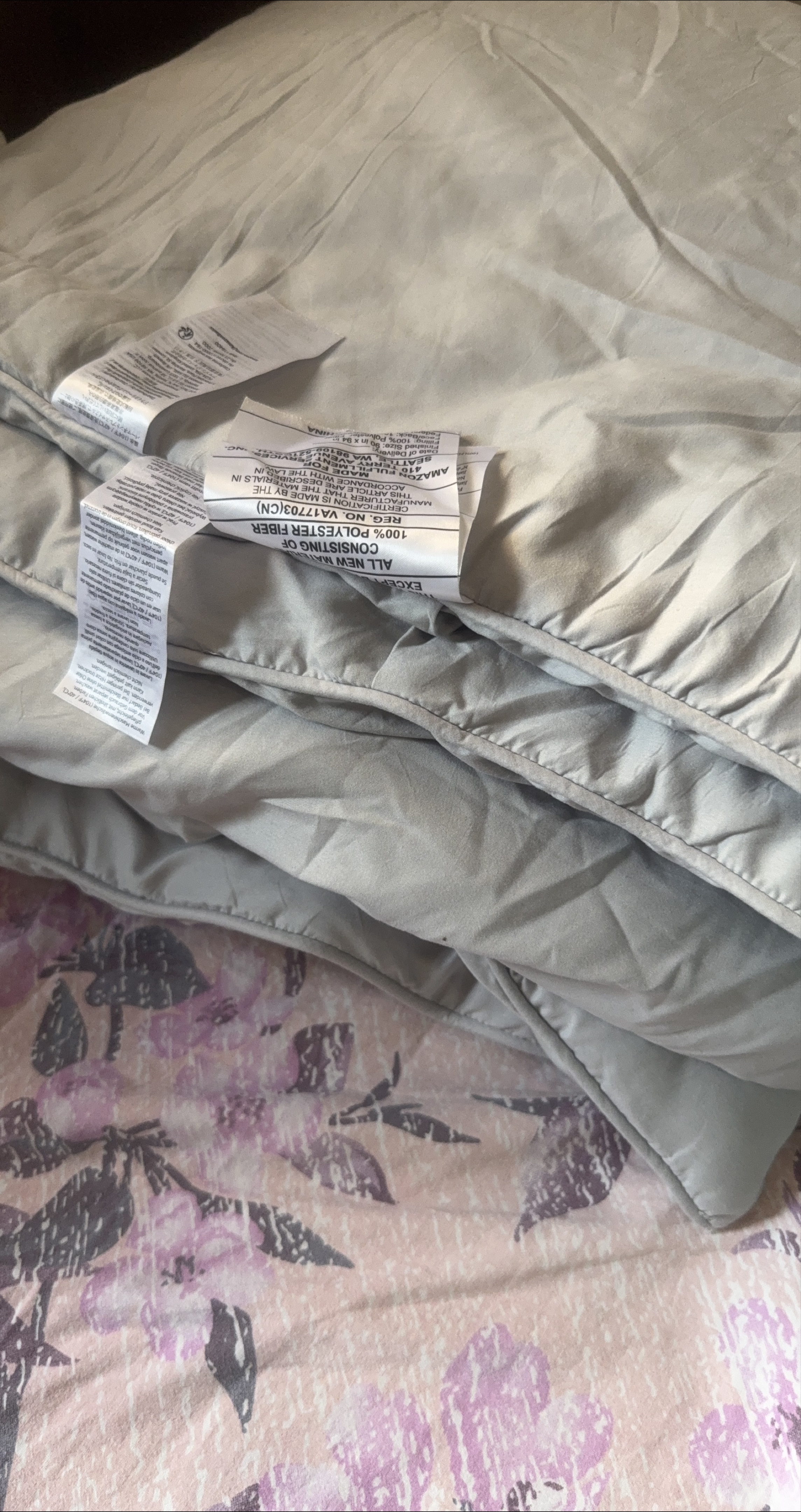 Grey Comforter Set thumbnail