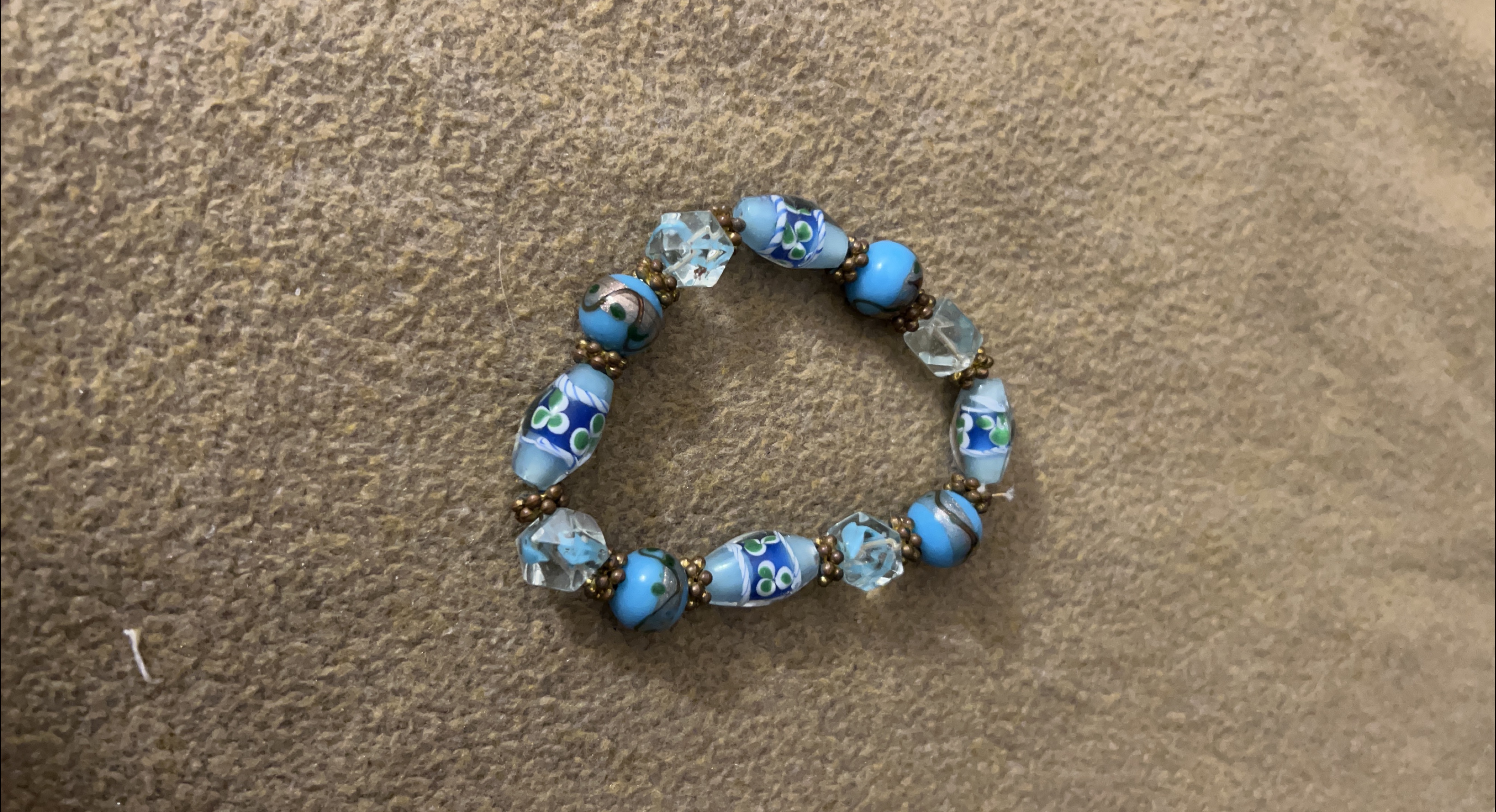 Blue Beaded Bracelet thumbnail