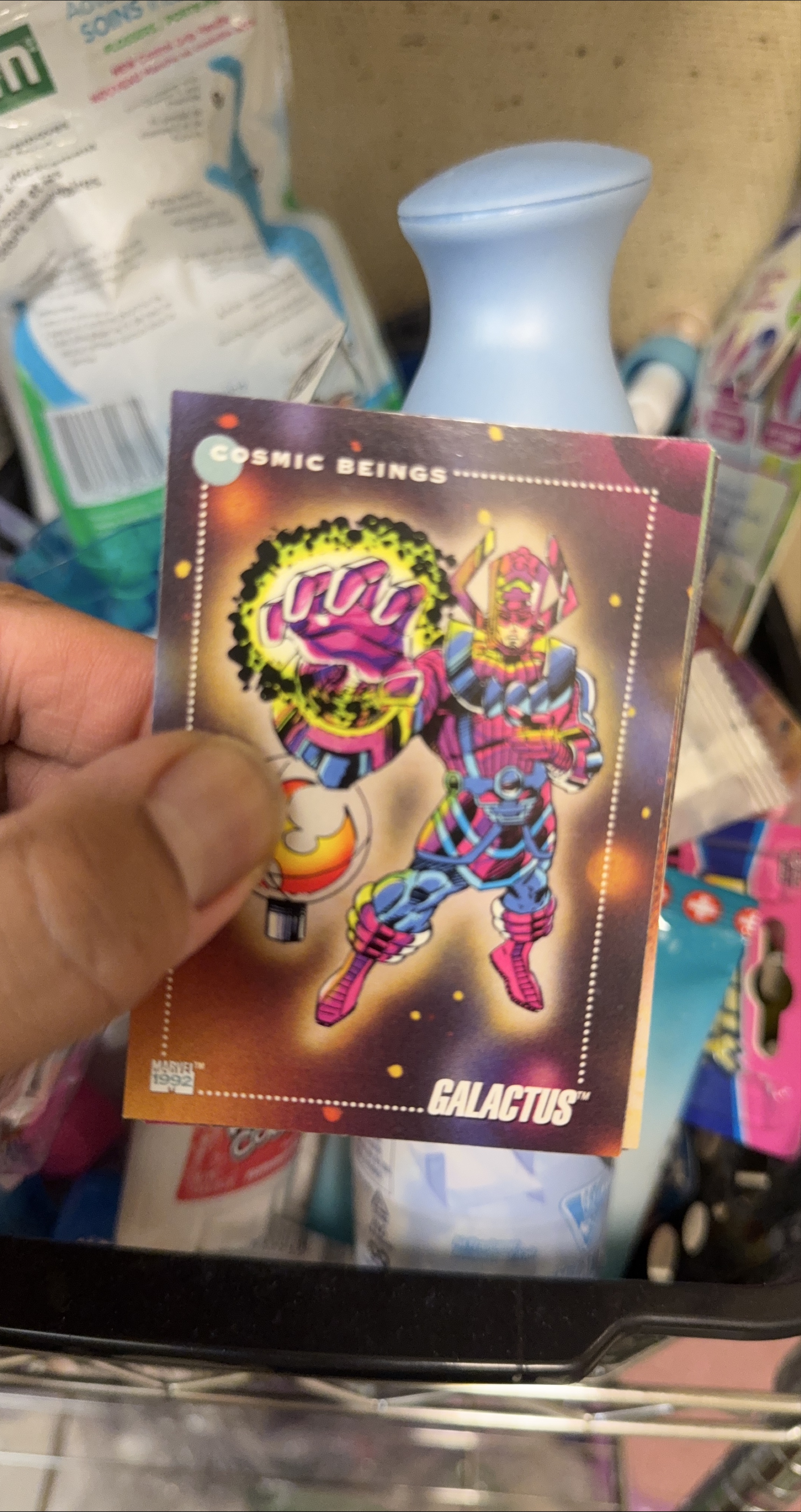 🥕 Marvel 1992 Galactus Cosmic Beings Card thumbnail