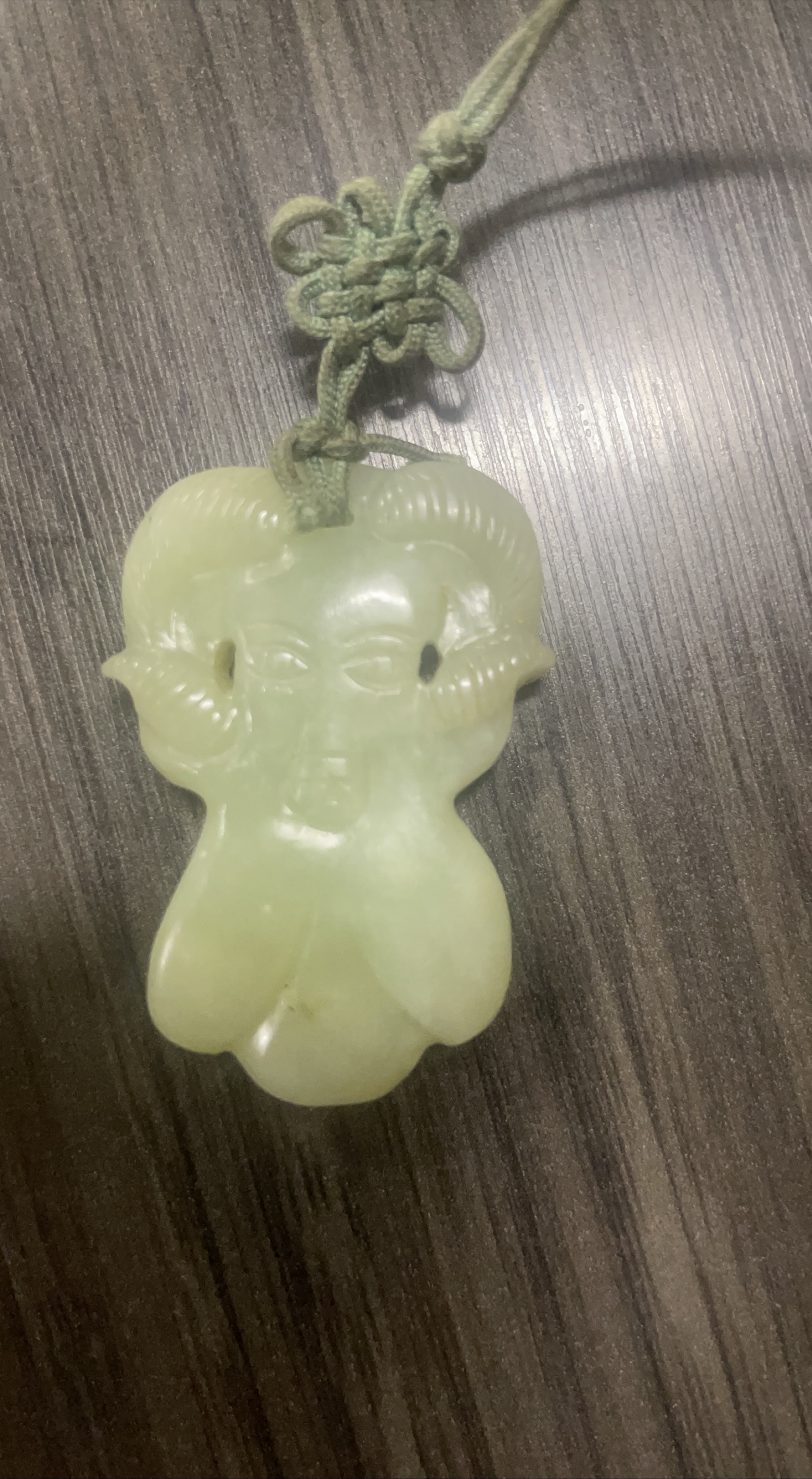 Jade Ram Pendant thumbnail