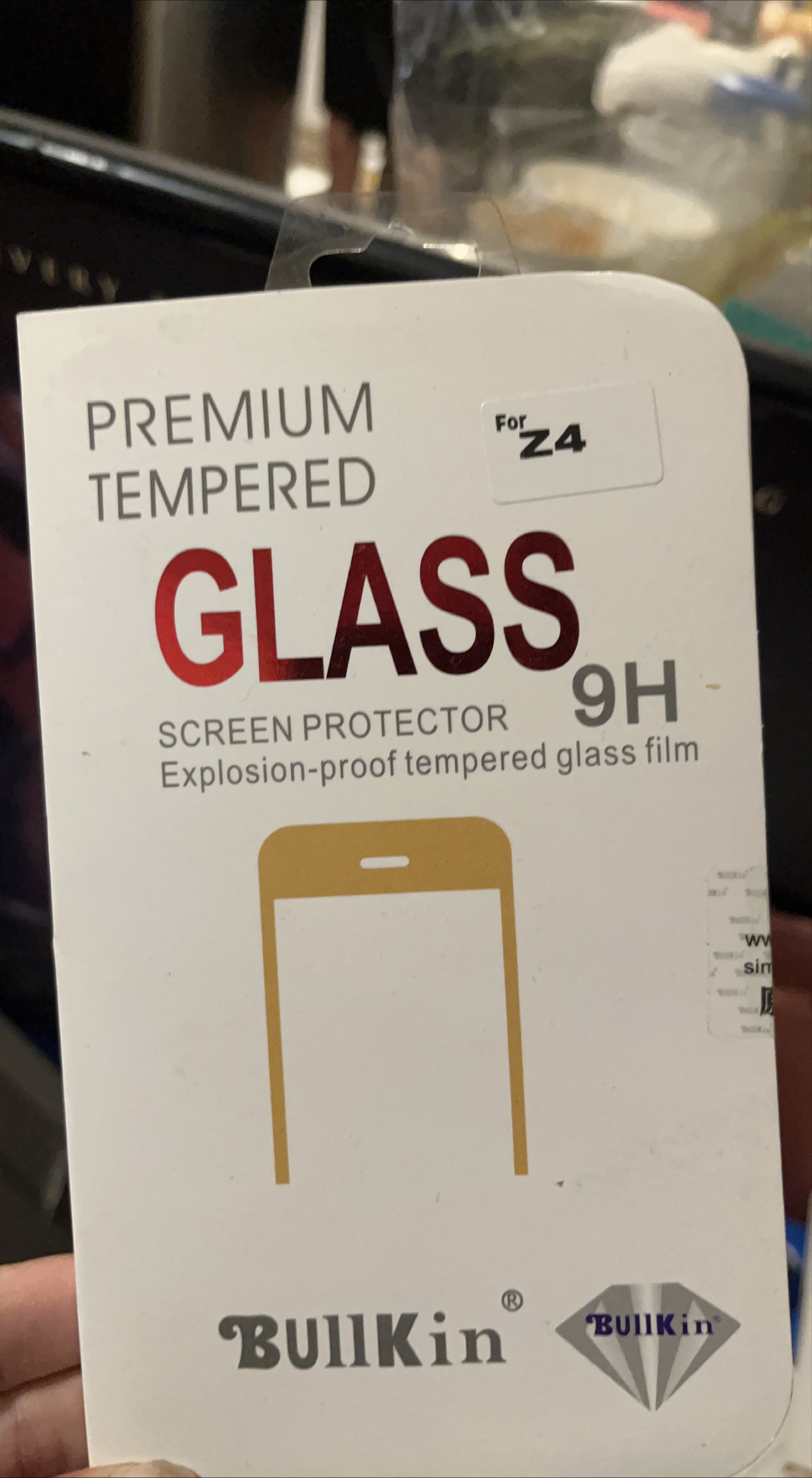 BullKin Tempered Glass Screen Protector for Z4 thumbnail