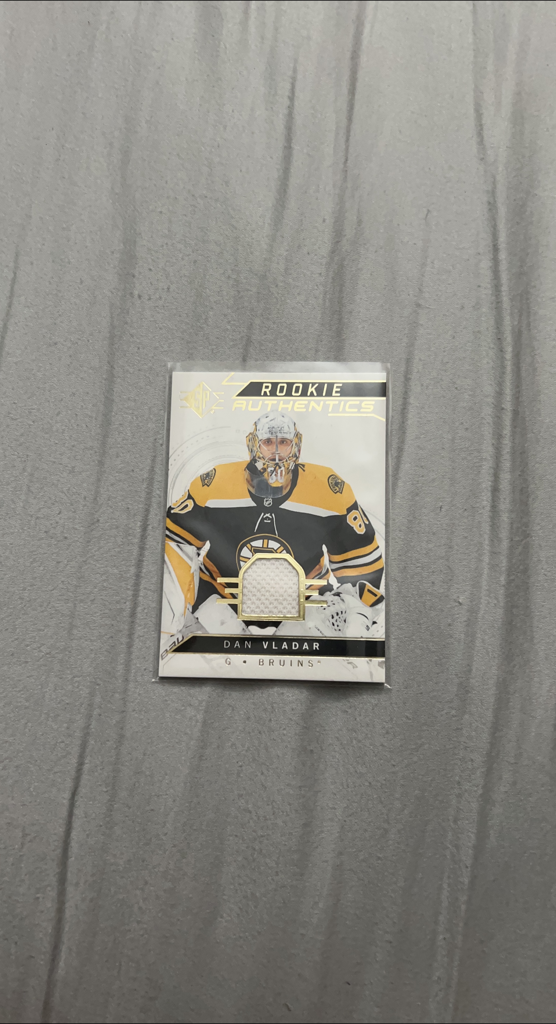 Dan Vladar Rookie Authentics Hockey Card thumbnail