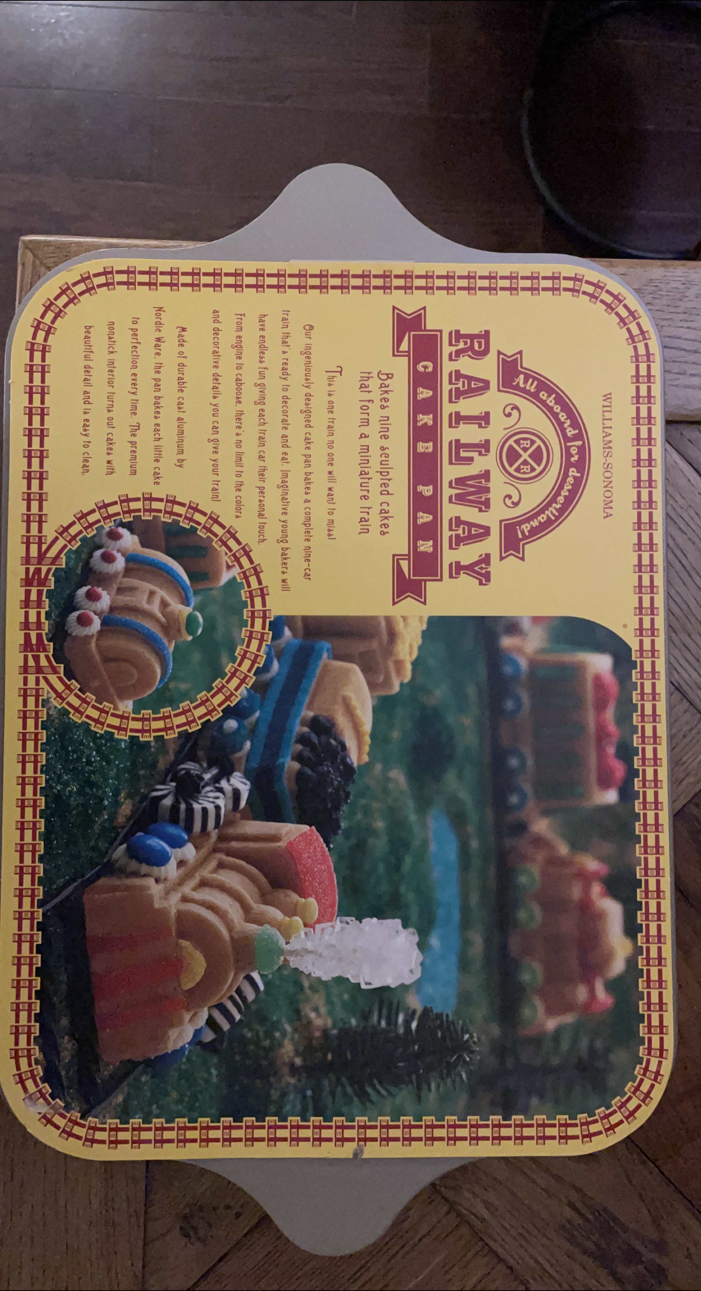 Williams Sonoma Railway Cake Pan thumbnail