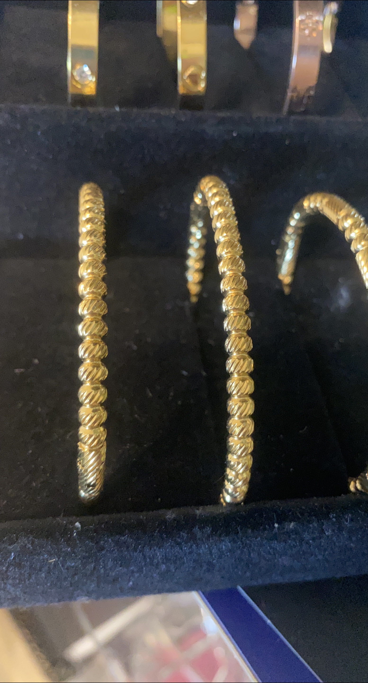 Gold Bangle Bracelet thumbnail