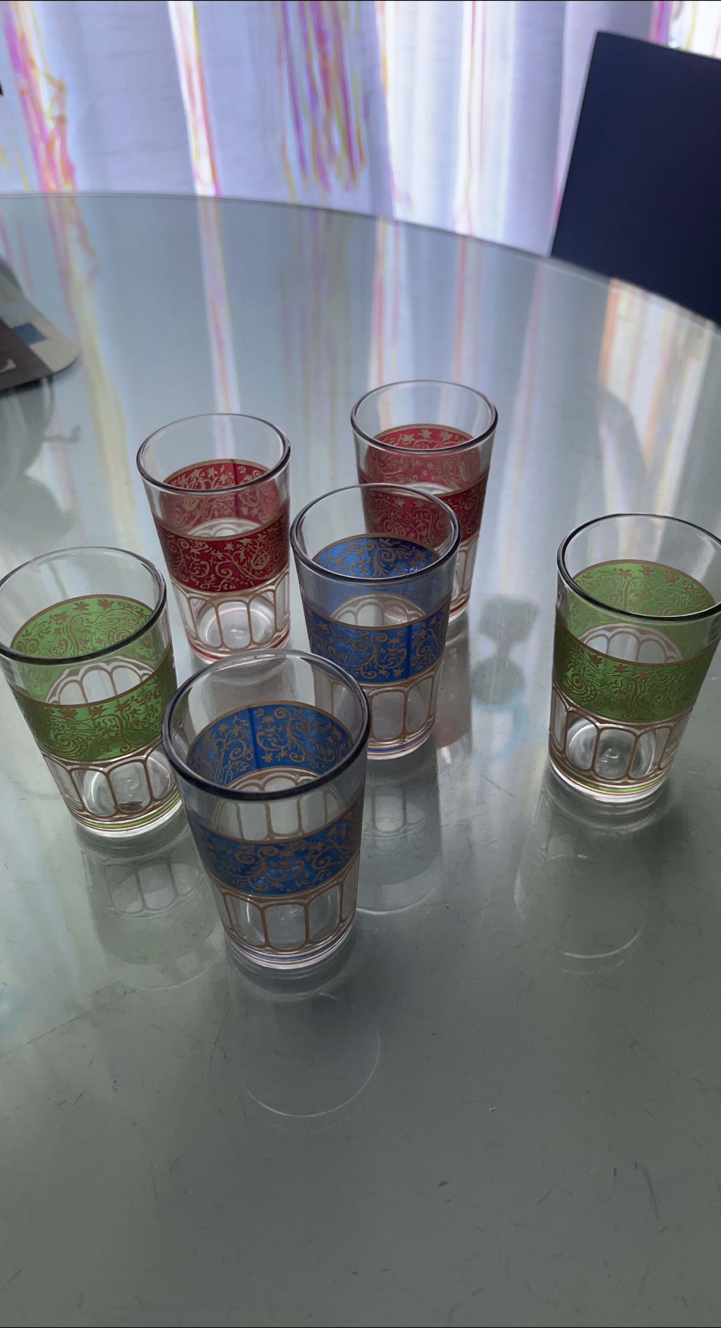 Set of 6 Moroccan Tea Glasses thumbnail