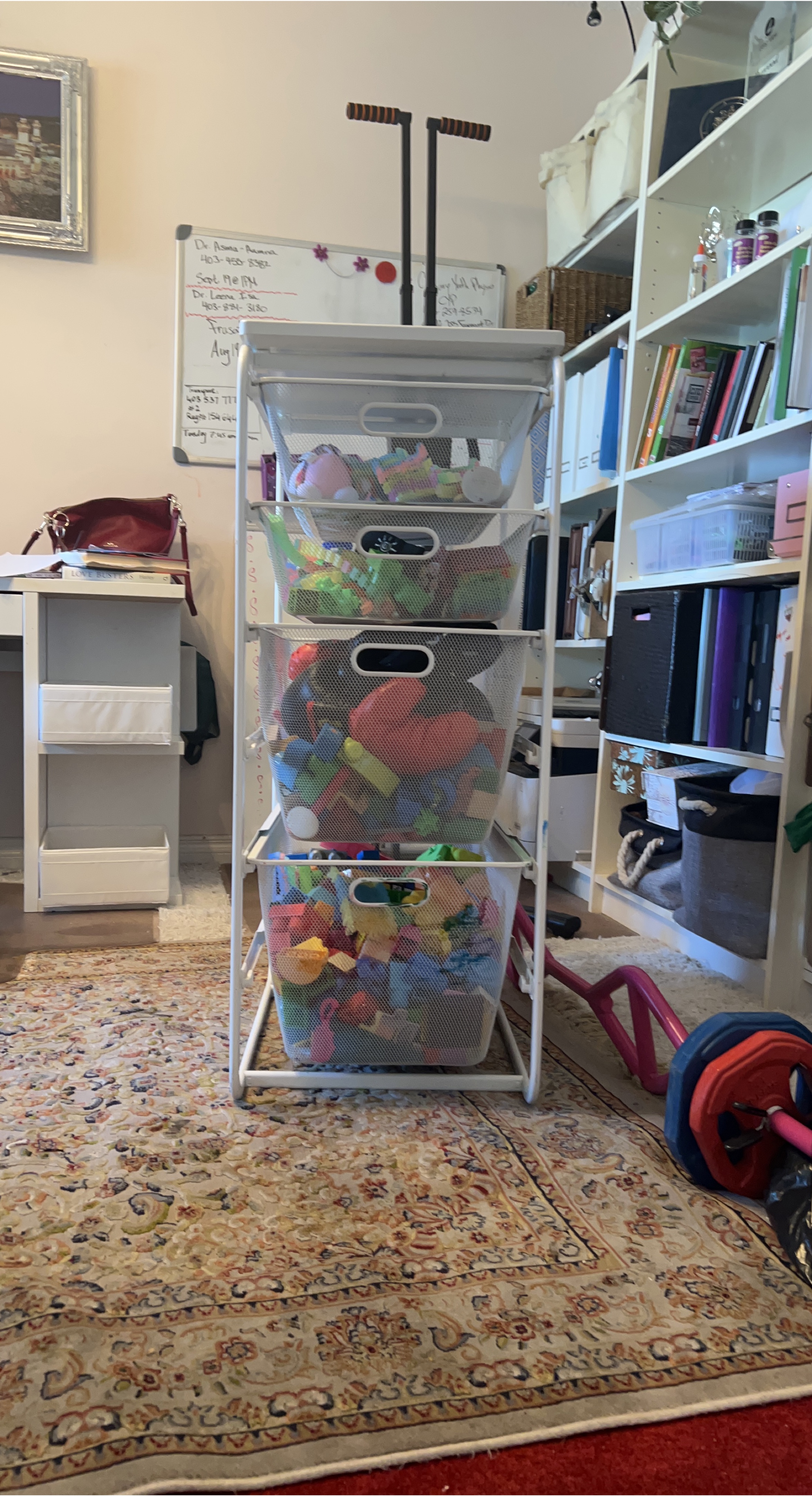 IKEA Trofast Storage Unit with Bins thumbnail