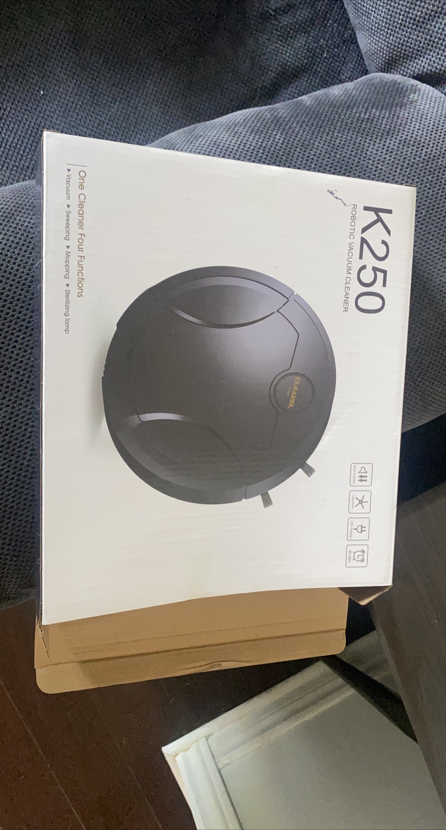 K250 Robotic Vacuum Cleaner - Brand New in Box! thumbnail