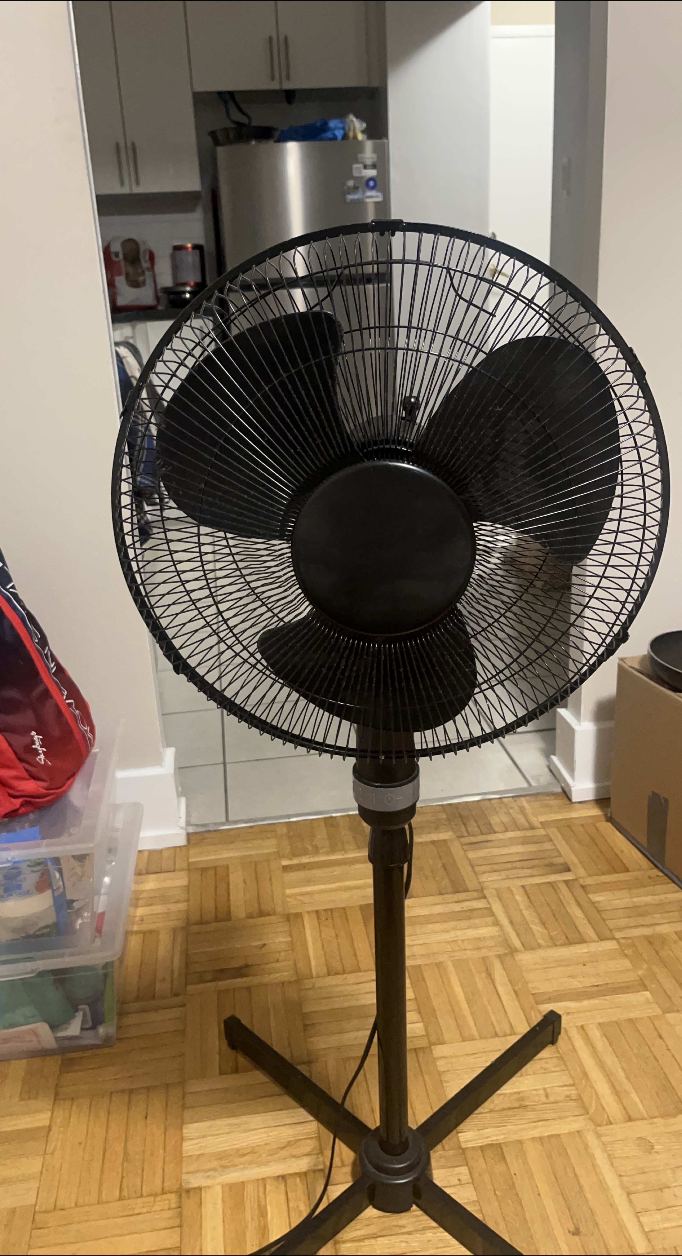 Black Standing Fan