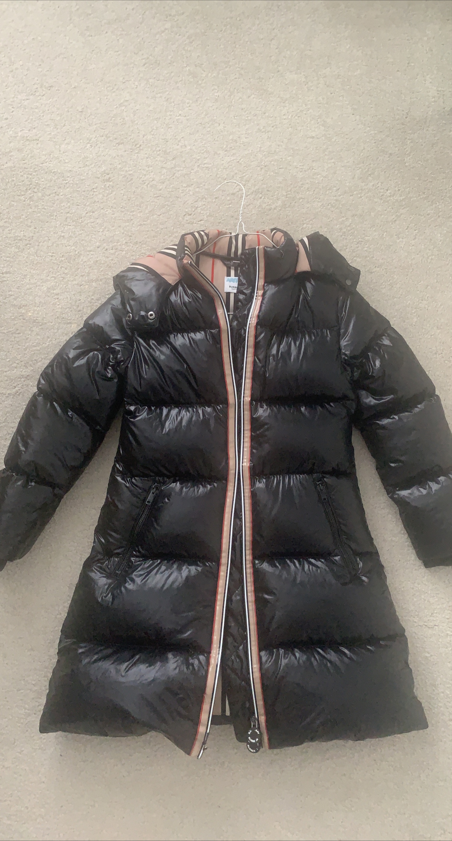 Burberry Black Puffer Coat thumbnail